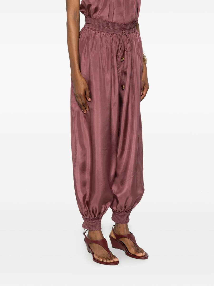 Zimmermann Zimmermann Aster Elasticated-waistband Trousers, view 3
