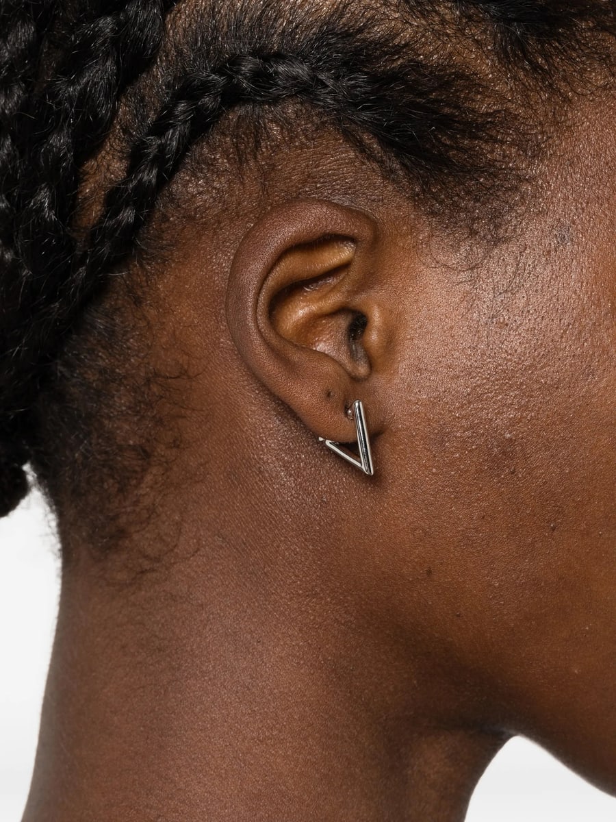 Lag World Lag World Mini Lil Triangle Hoop Earring, view 2