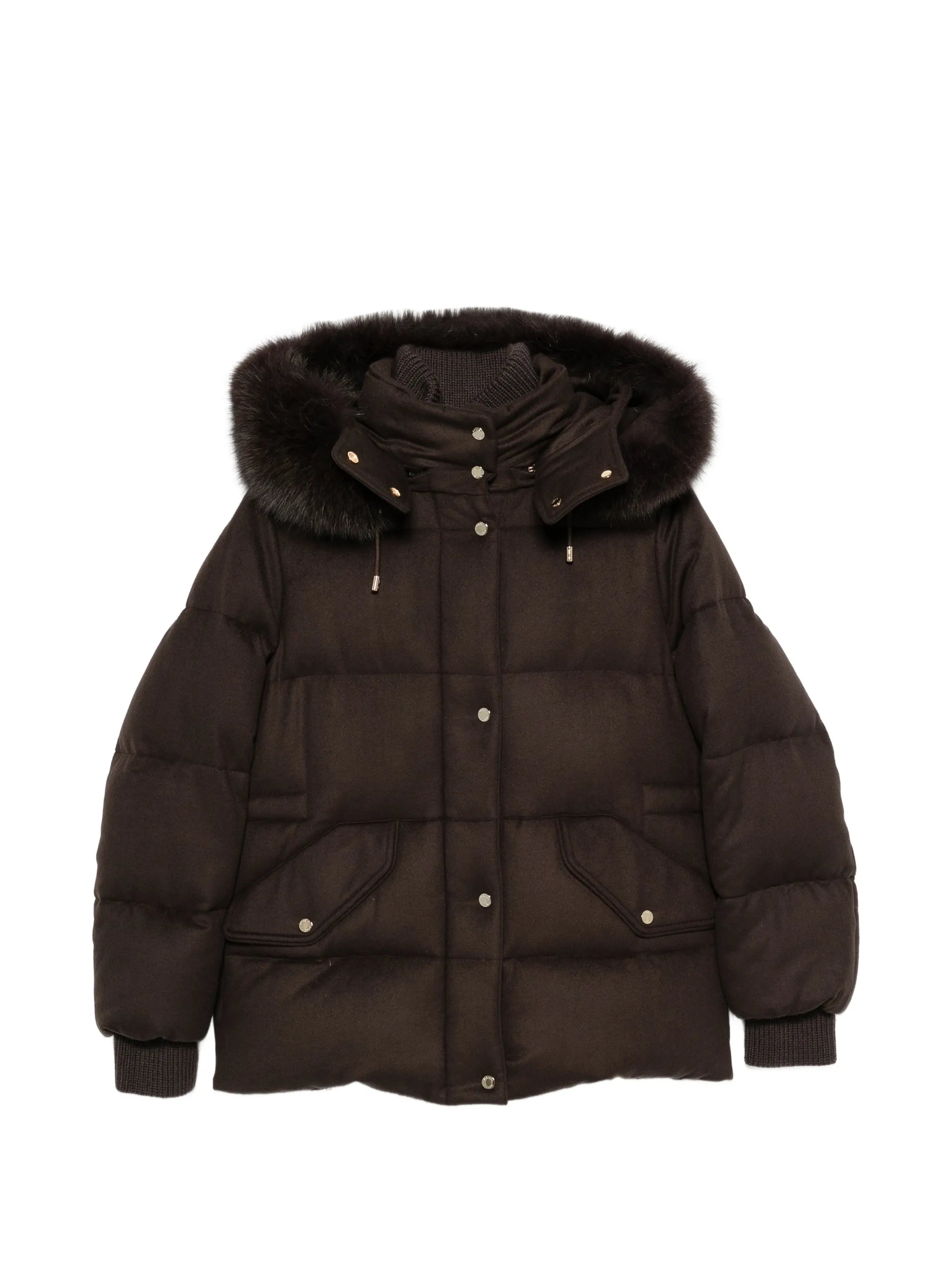 Moorer Moorer Attica Fur-trim Hooded Jacket