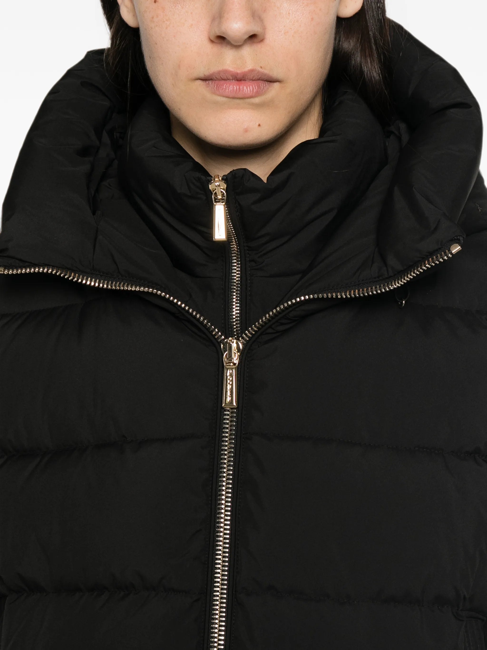 Moorer Moorer Klie Quilted Hooded Coat, view 2