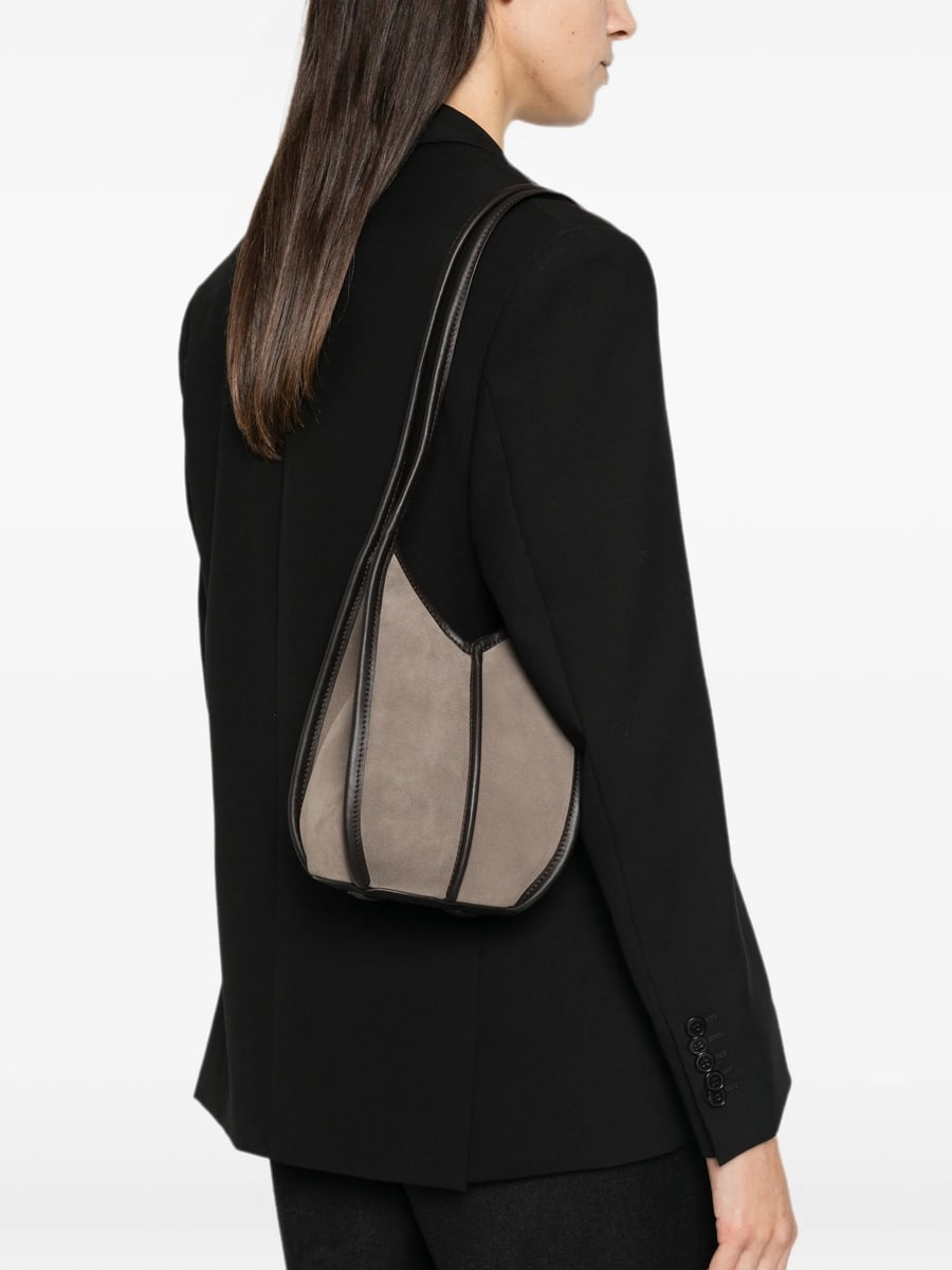 Hereu Hereu Cabus Leather-trim Shoulder Bag, view 3