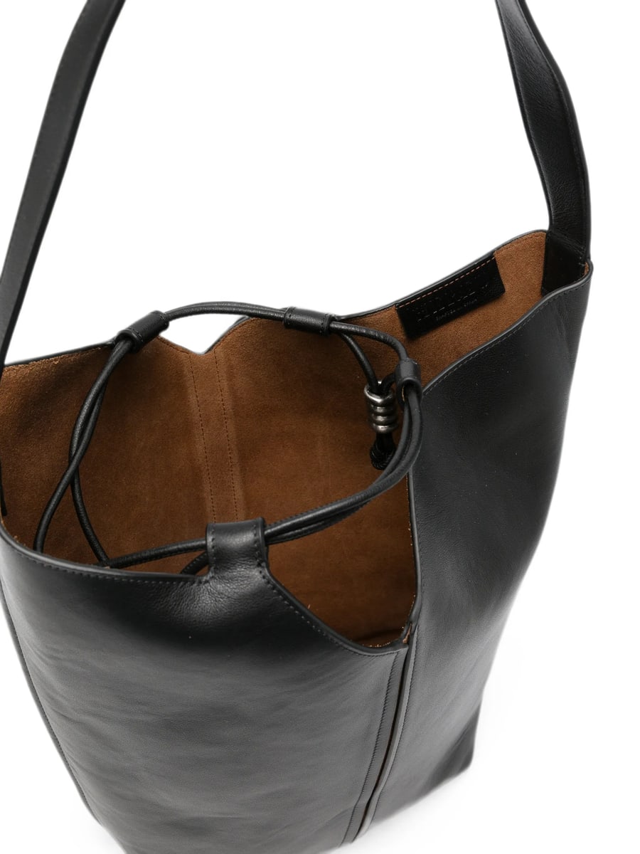 Hereu Hereu Riba Leather Bucket Bag, view 2