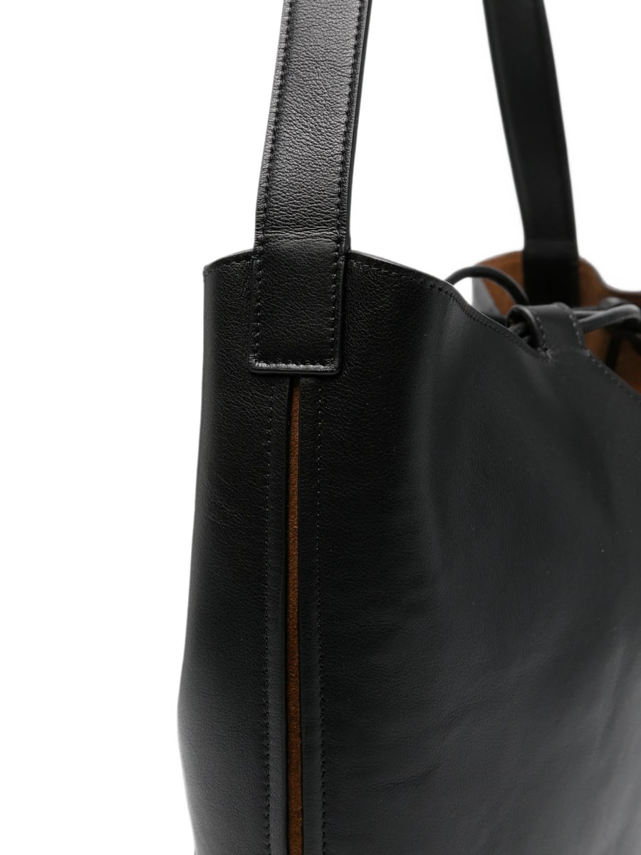 Hereu Hereu Riba Leather Bucket Bag, view 3