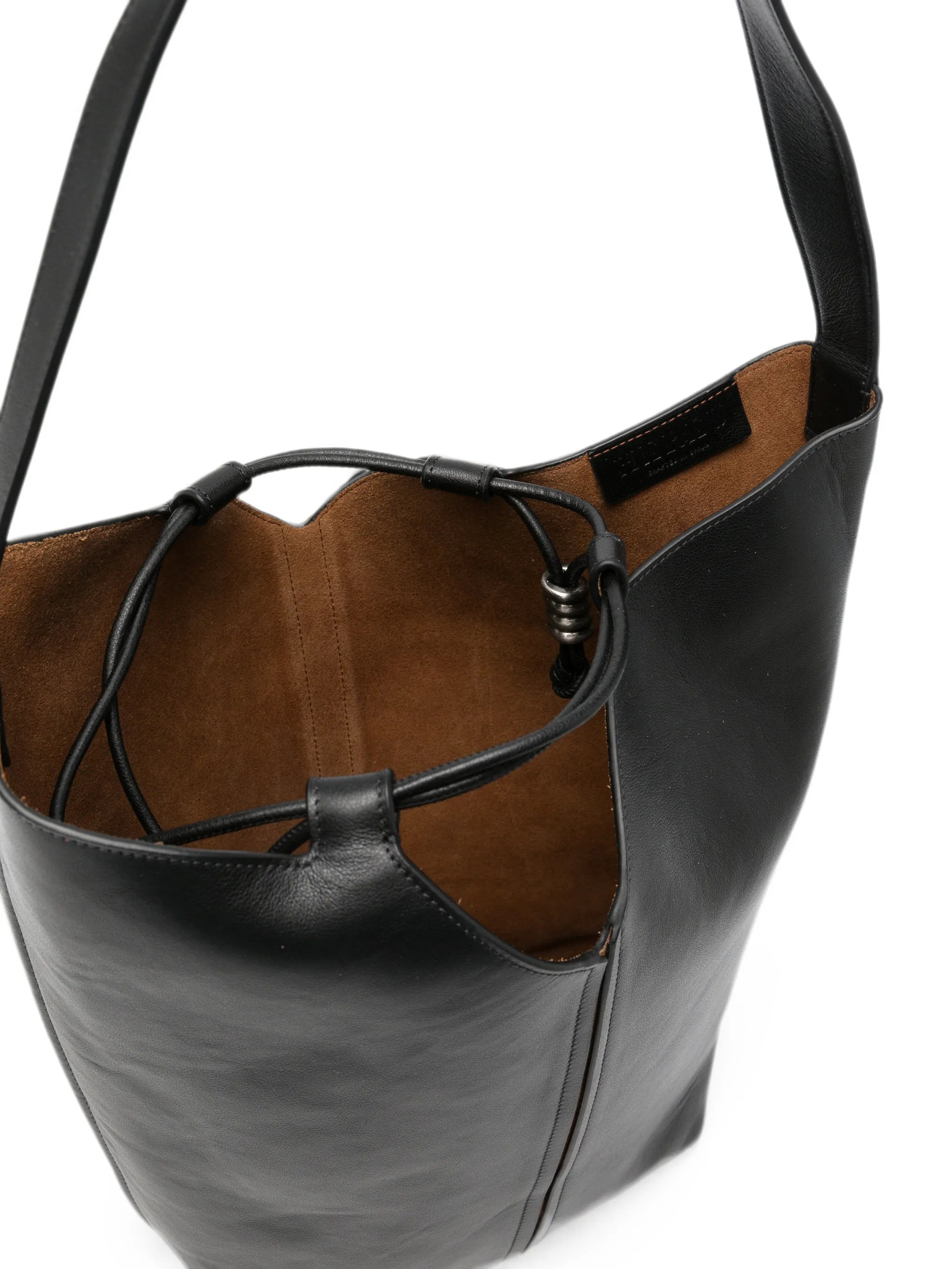 Hereu Hereu Riba Leather Bucket Bag, view 2