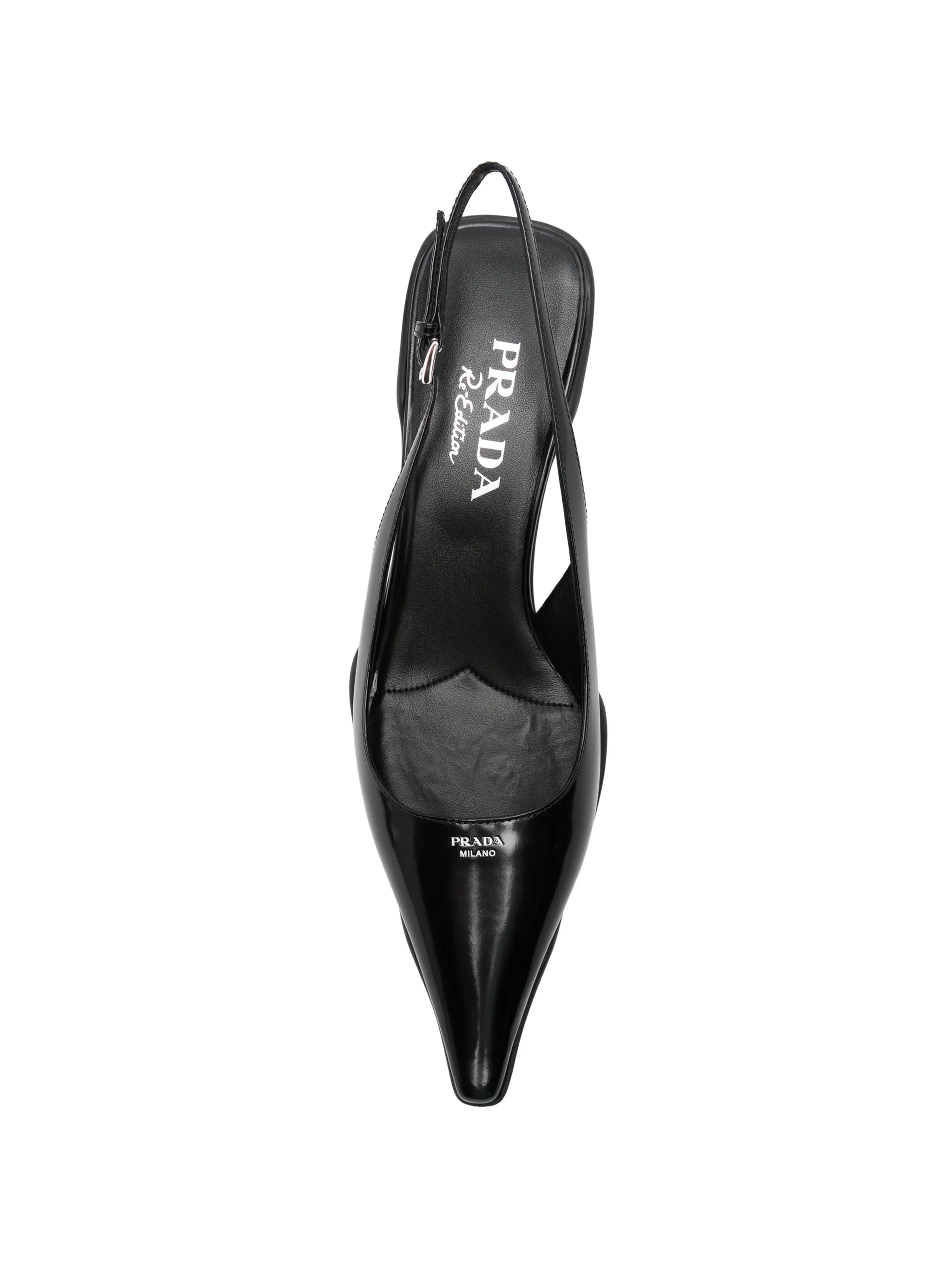 Prada Prada Pointed-toe Slingback Pumps, view 2