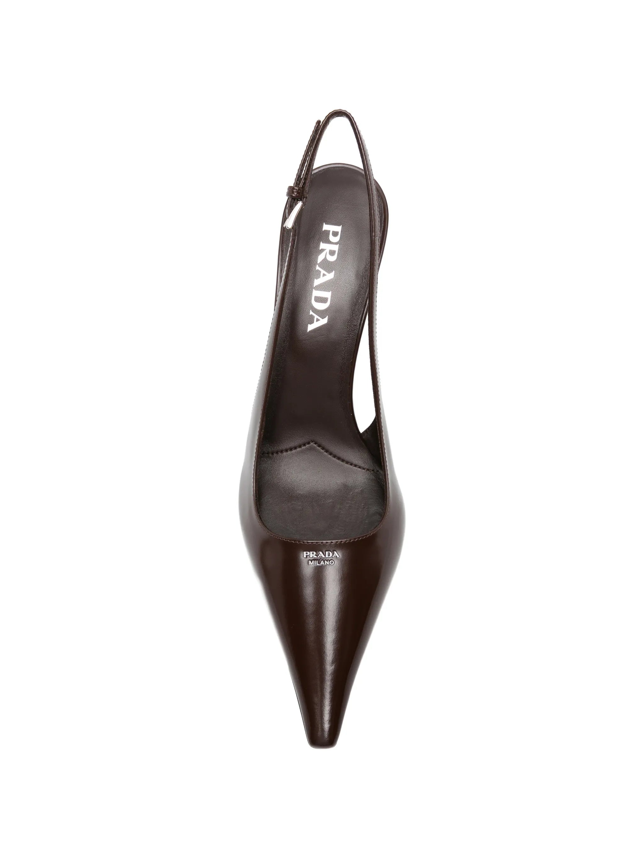 Prada Prada Pointed-toe Slingback Pumps, view 2