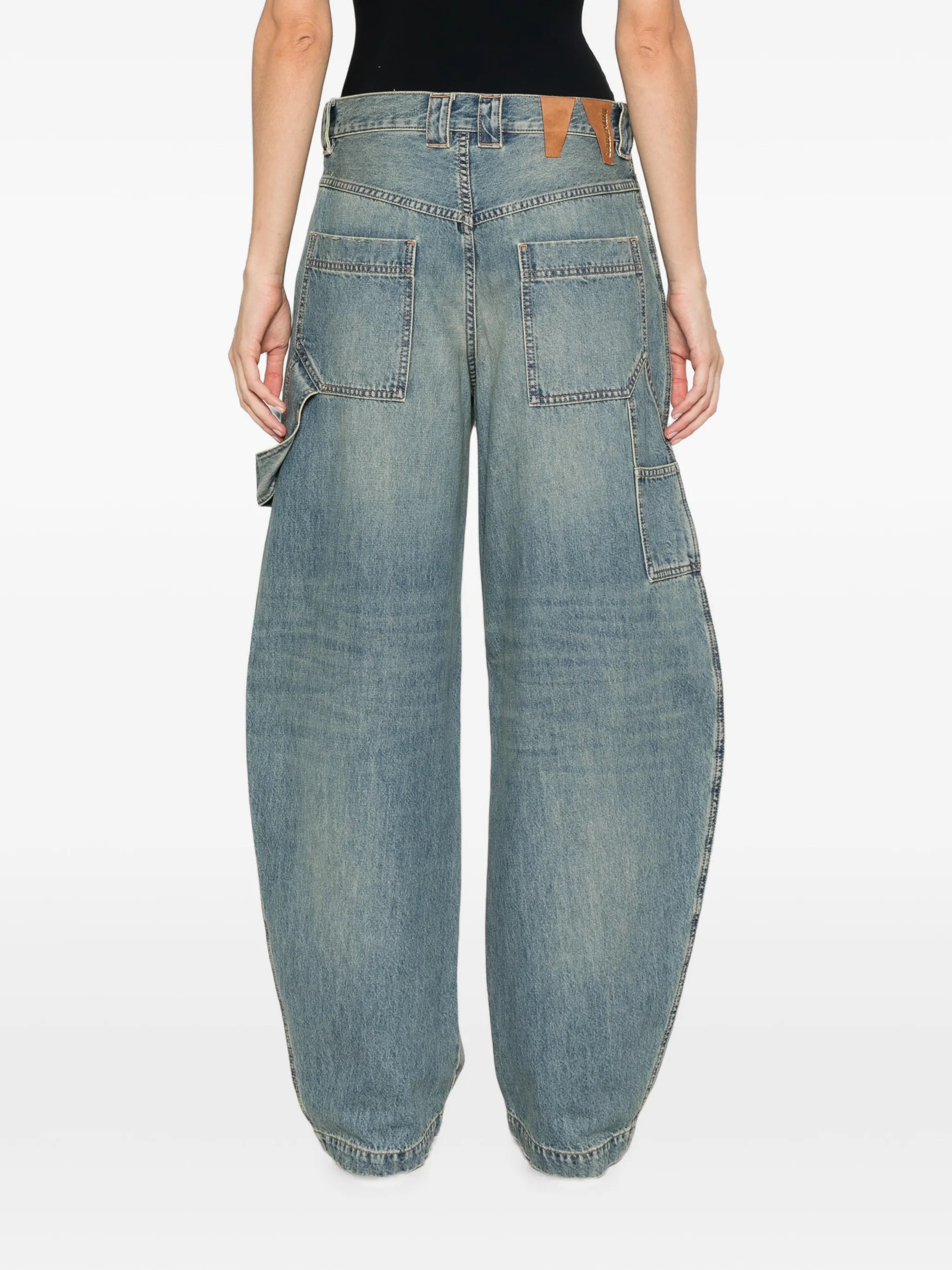 Darkpark Darkpark Faded Hammer-loop Jeans, view 2