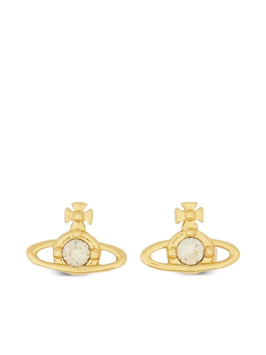 Vivienne Westwood Vivienne Westwood Nano Solitaire Orb Crystal-embellished Earrings