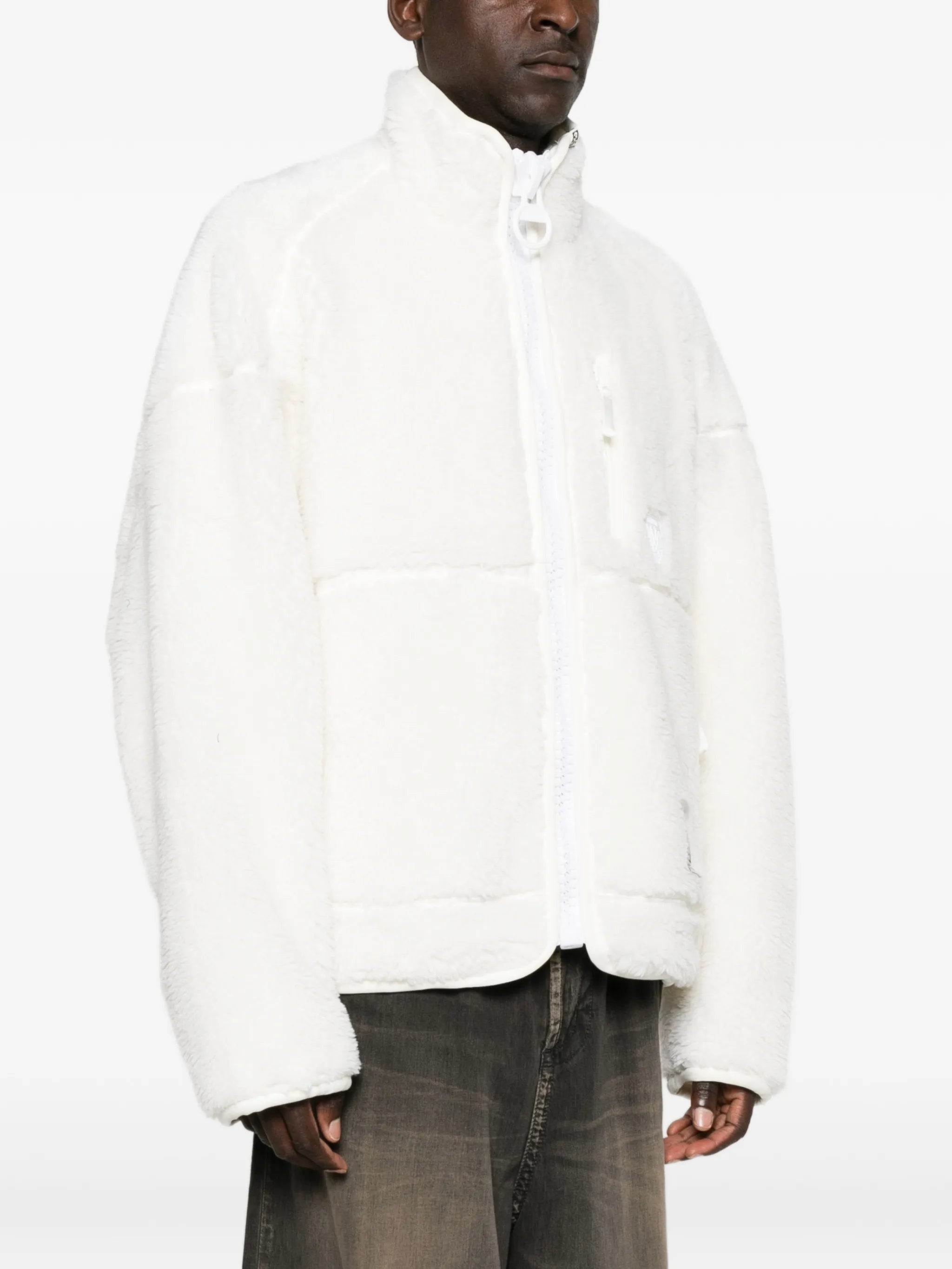 Maison Mihara Yasuhiro Maison Mihara Yasuhiro Fleece Zip-up Jacket, view 2
