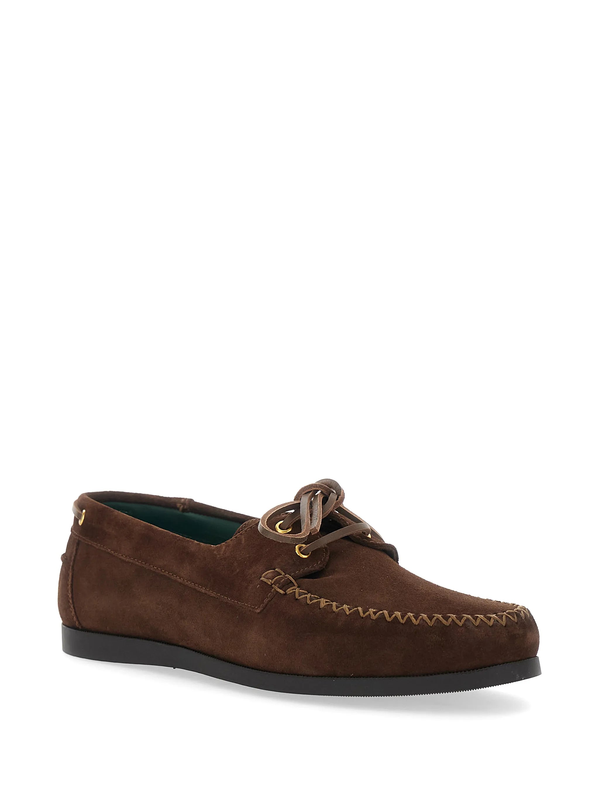 Vinny's Vinny's Lace-up Round-toe Loafers, view 2