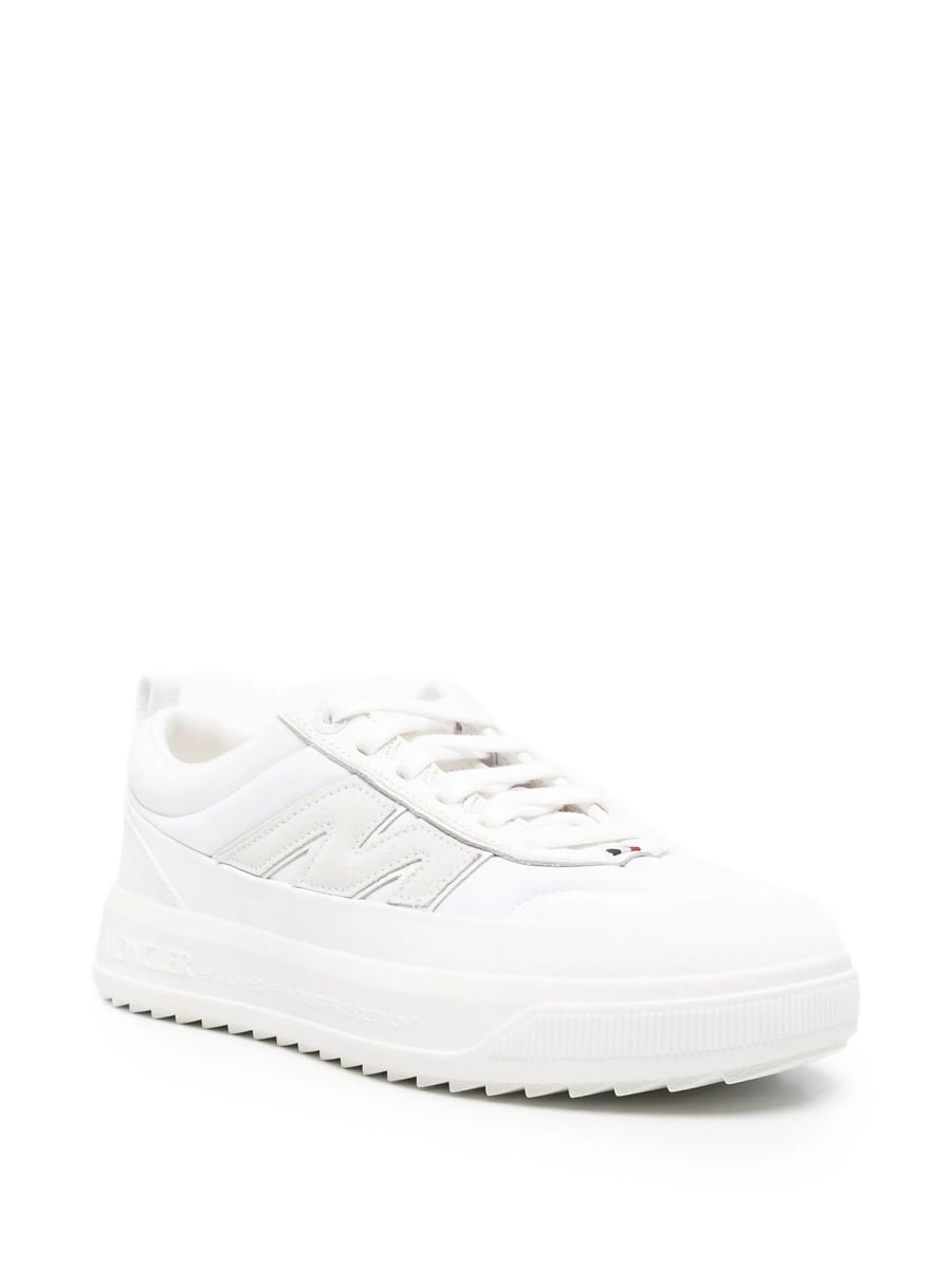 Moncler Moncler Logo-embossed Ridged-sole Sneakers, view 2