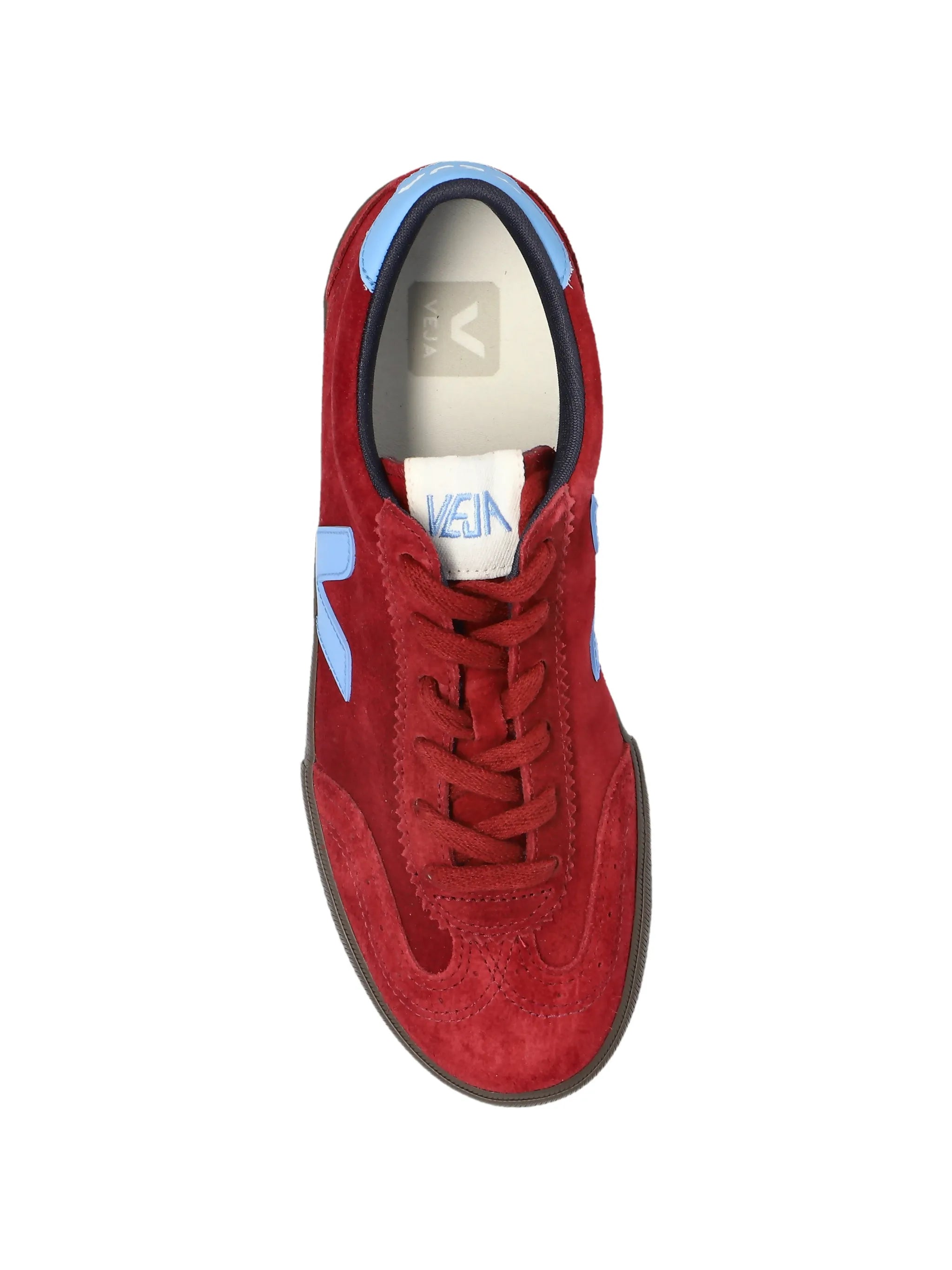 Veja Veja Volley Suede Grenat Aqua Eagle, view 2