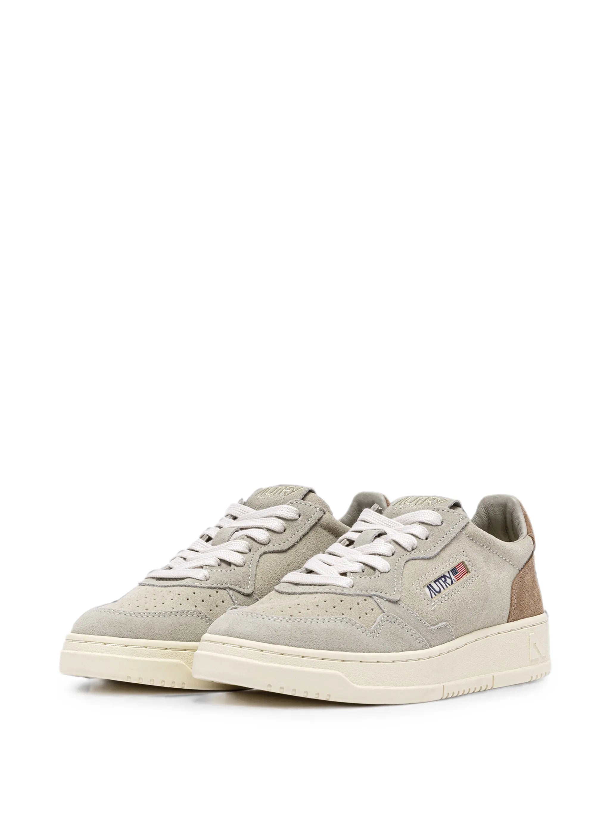 Autry Autry Medalist Low Perforated-toe Suede Sneakers, view 2