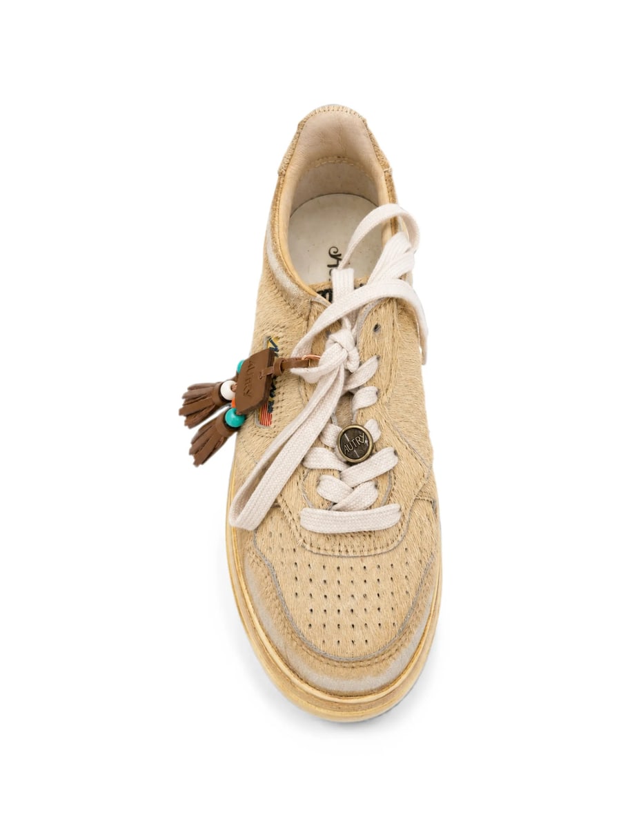 Autry Autry Beaded Tassel Sneakers, view 3