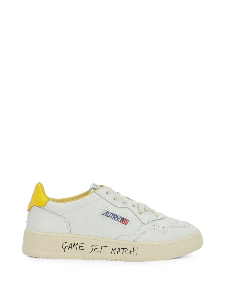 Autry Autry Medalist Perforated Leather Sneakers