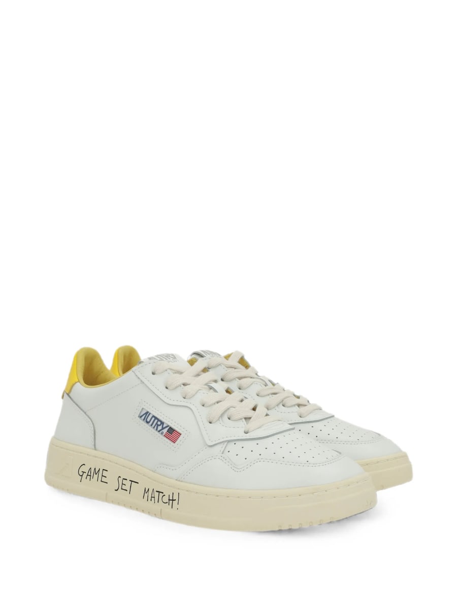 Autry Autry Medalist Perforated Leather Sneakers, view 4