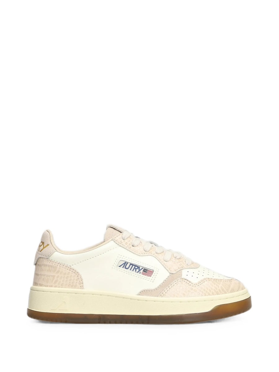 Autry Autry Medalist Crocodile-effect Sneakers
