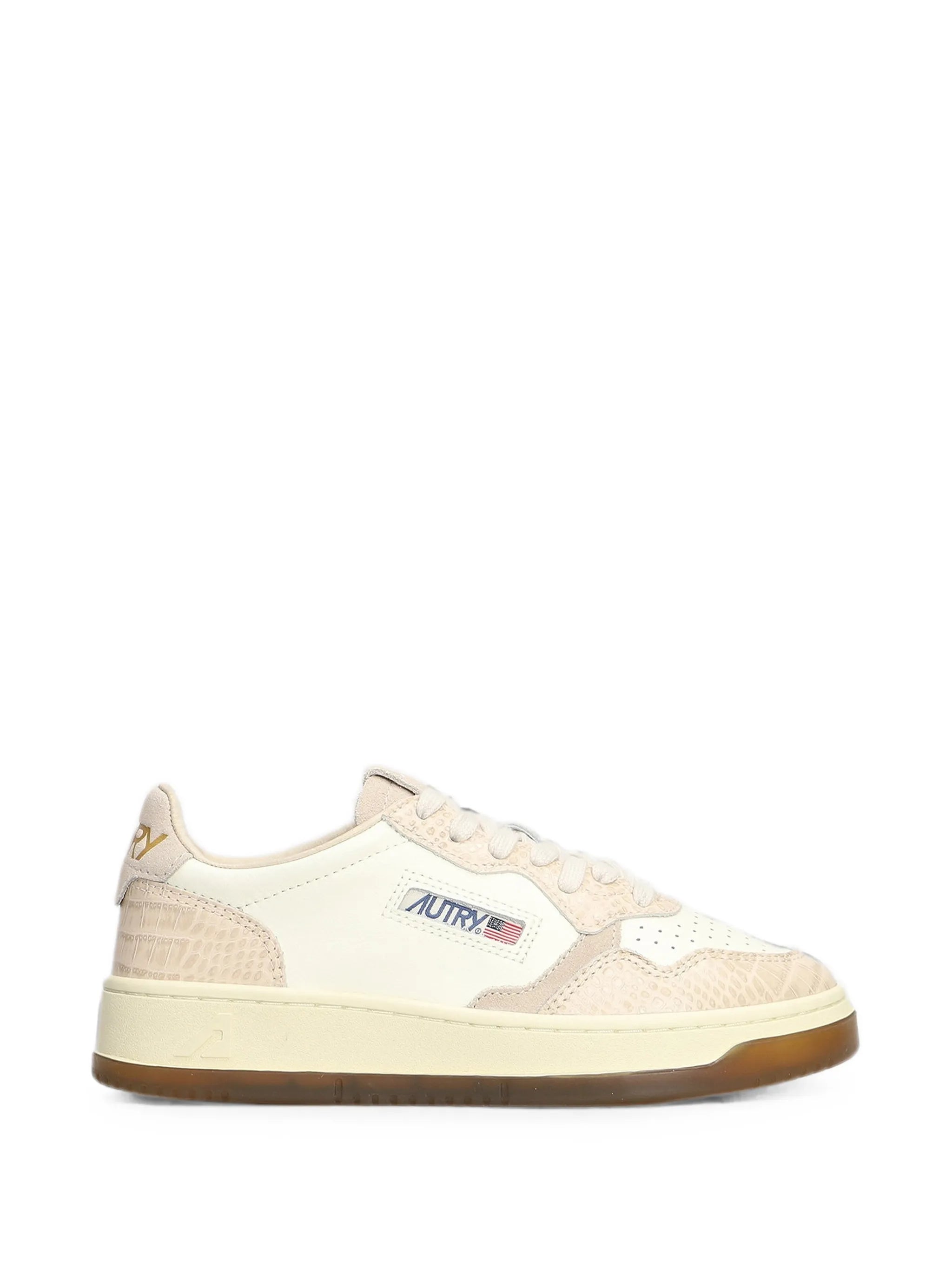 Autry Autry Medalist Crocodile-effect Sneakers