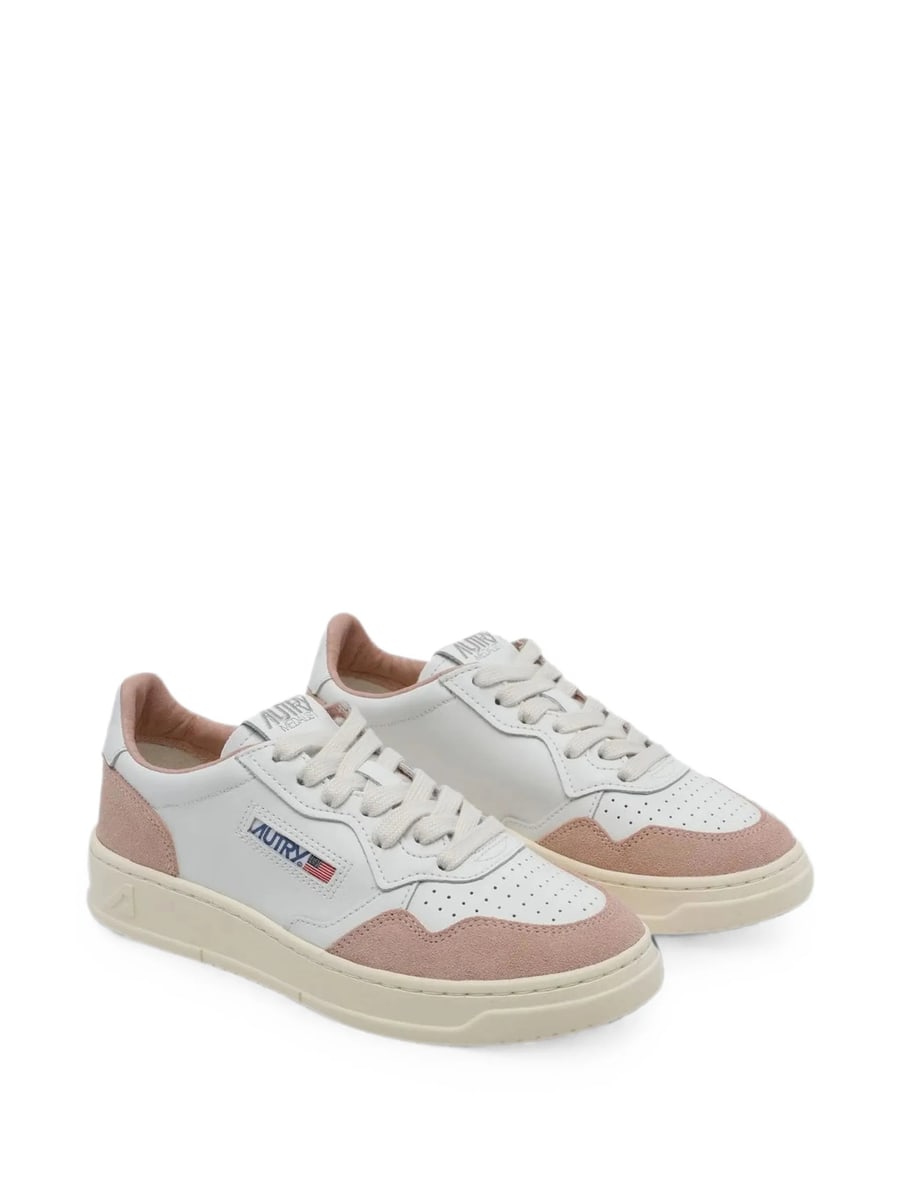 Autry Autry Medalist Suede-panel Sneakers, view 3
