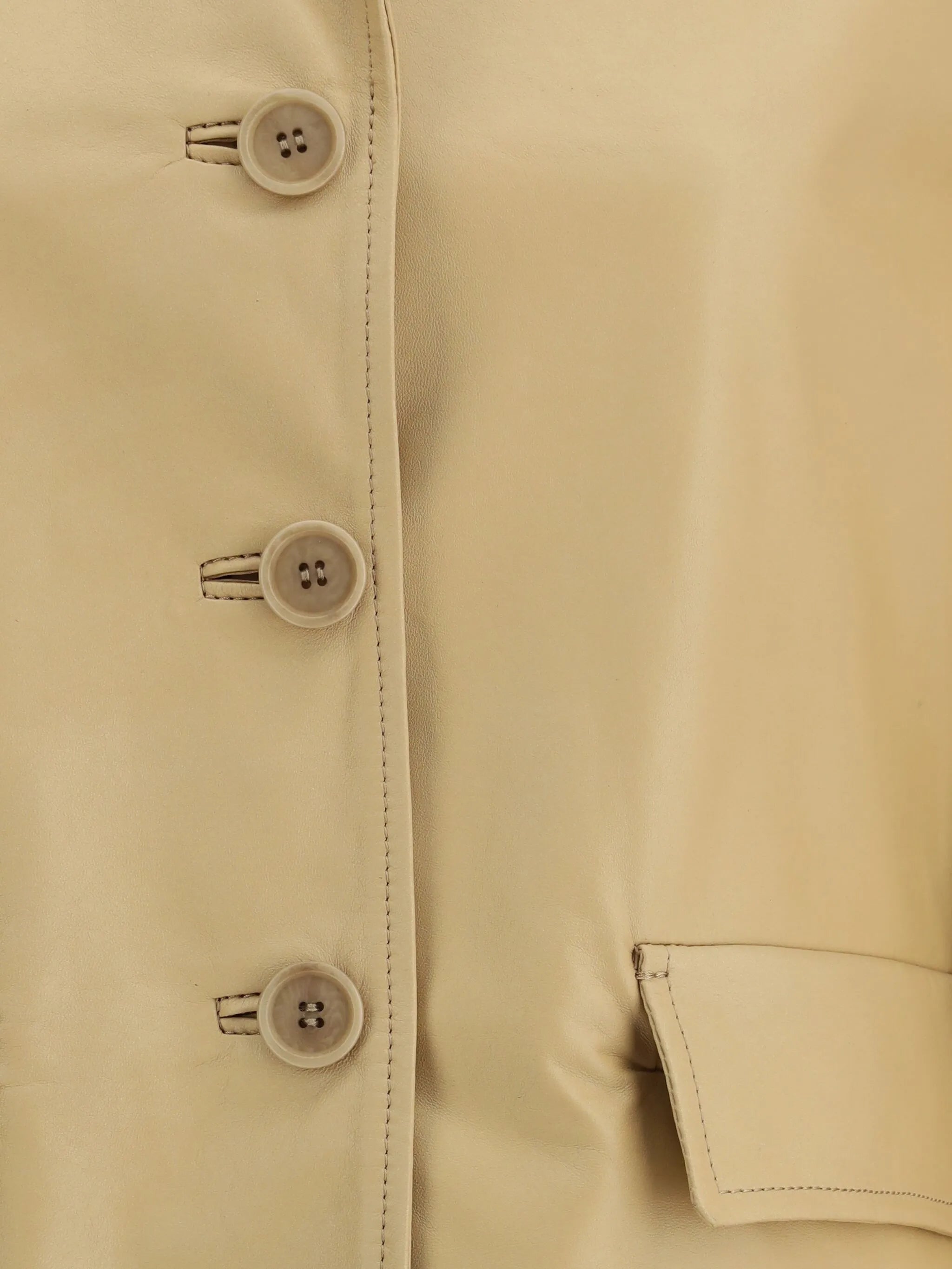 Santoro Santoro Leather Blazer, view 2