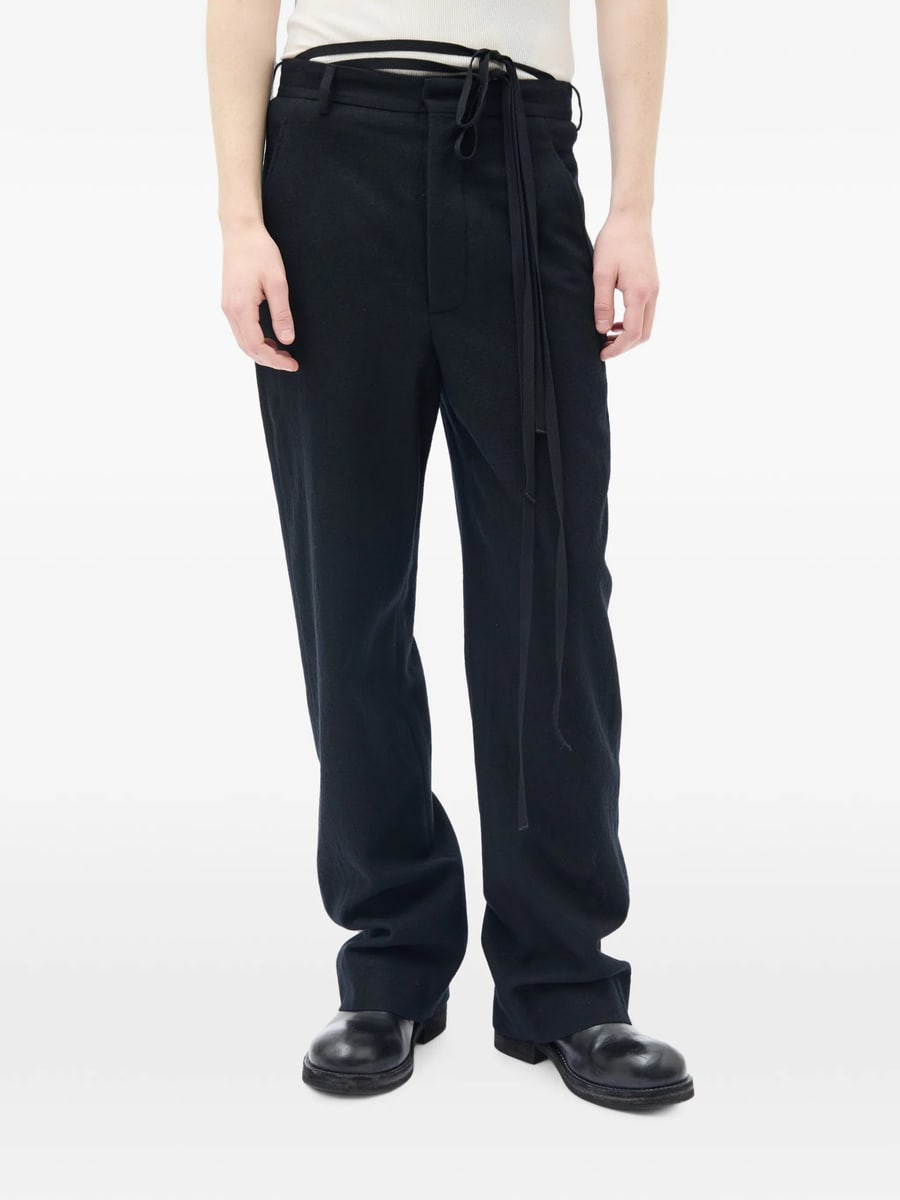 Ann Demeulemeester Ann Demeulemeester Brushed-wool Trousers