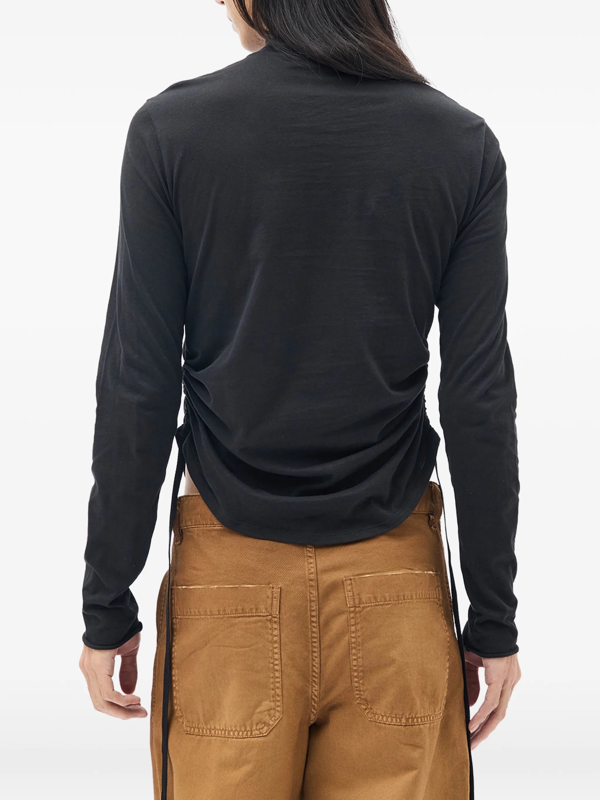 Ann Demeulemeester Ann Demeulemeester Lenart Mock-neck T-shirt, view 2