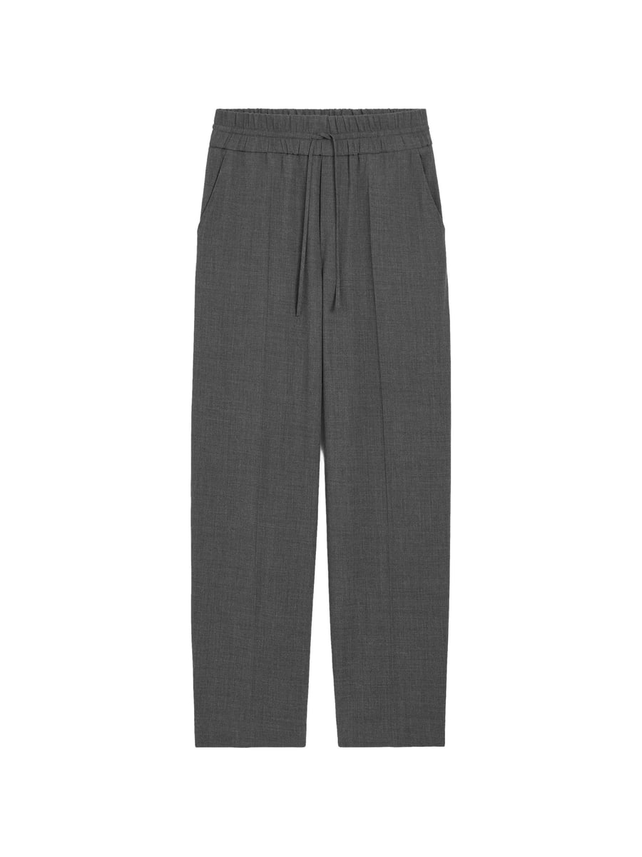 AMI Paris Ami Paris Elasticated-waist Wool Trousers