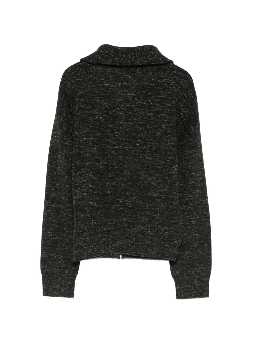 Marant Étoile Marant Étoile Koxy Logo-intarsia Zip-up Sweater, view 3
