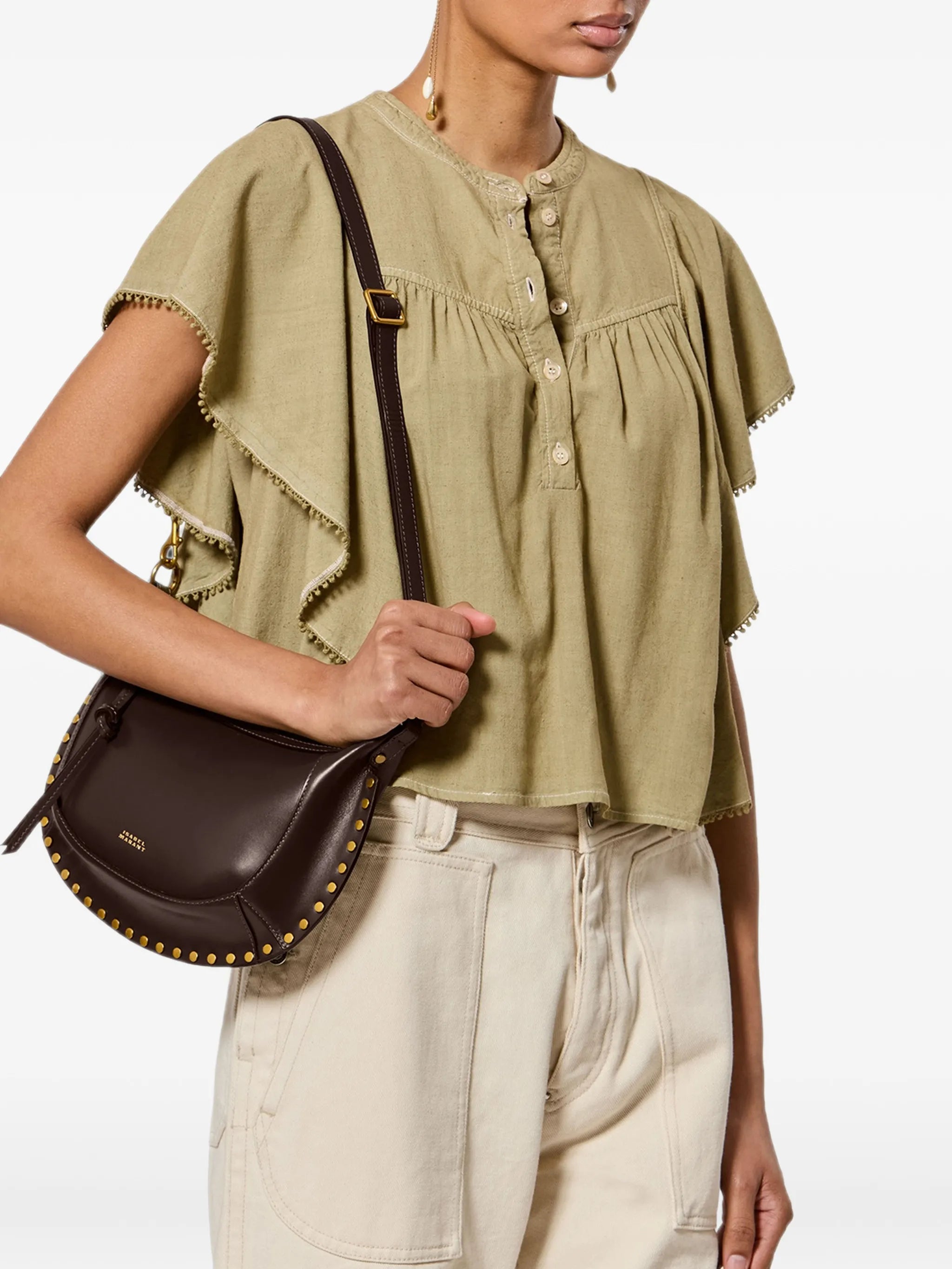 Isabel Marant Isabel Marant Oskan Moon Shoulder Bag, view 2