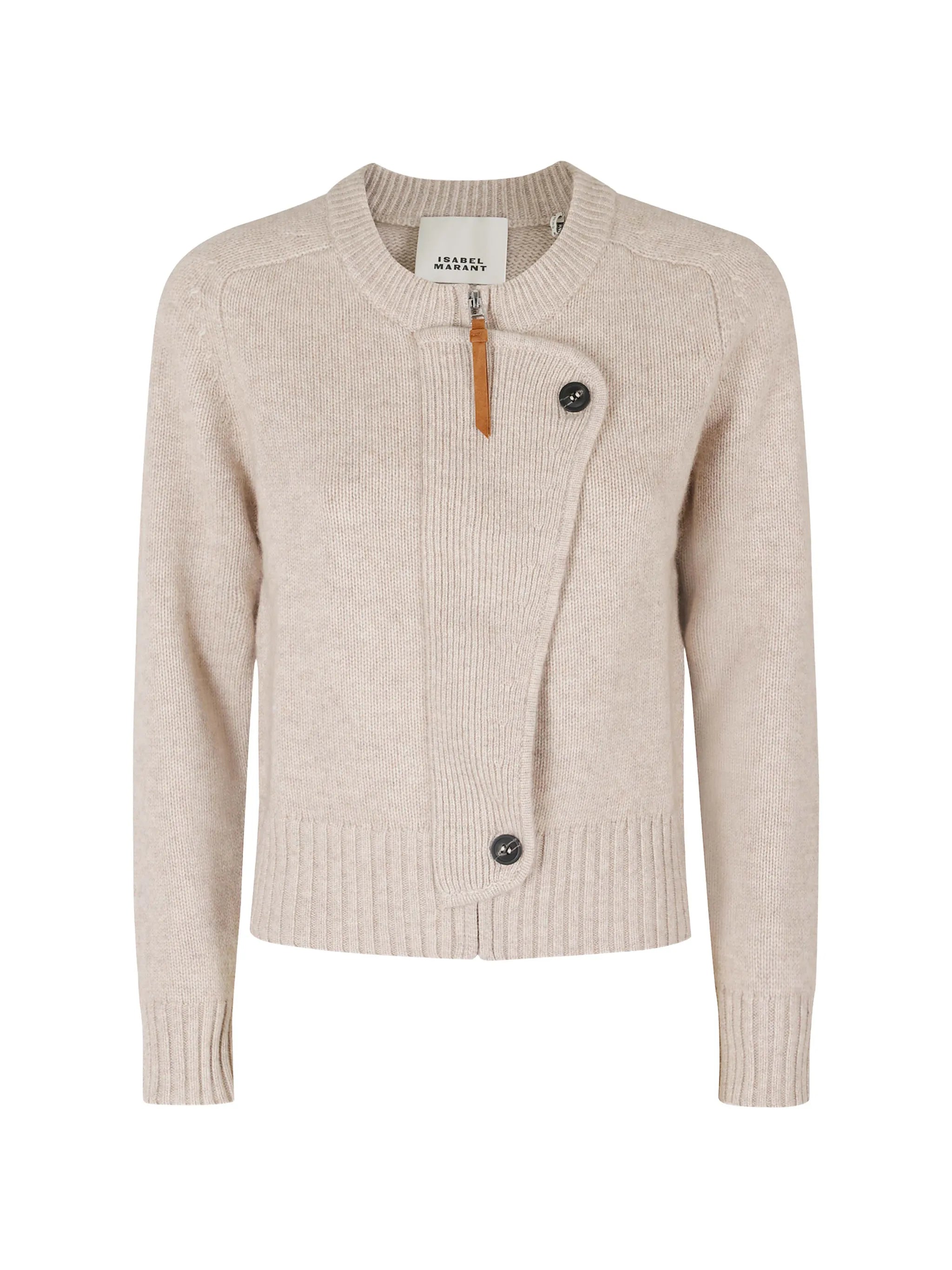 Isabel Marant Isabel Marant Murielle Asymmetric Zip-fastening Cardigan