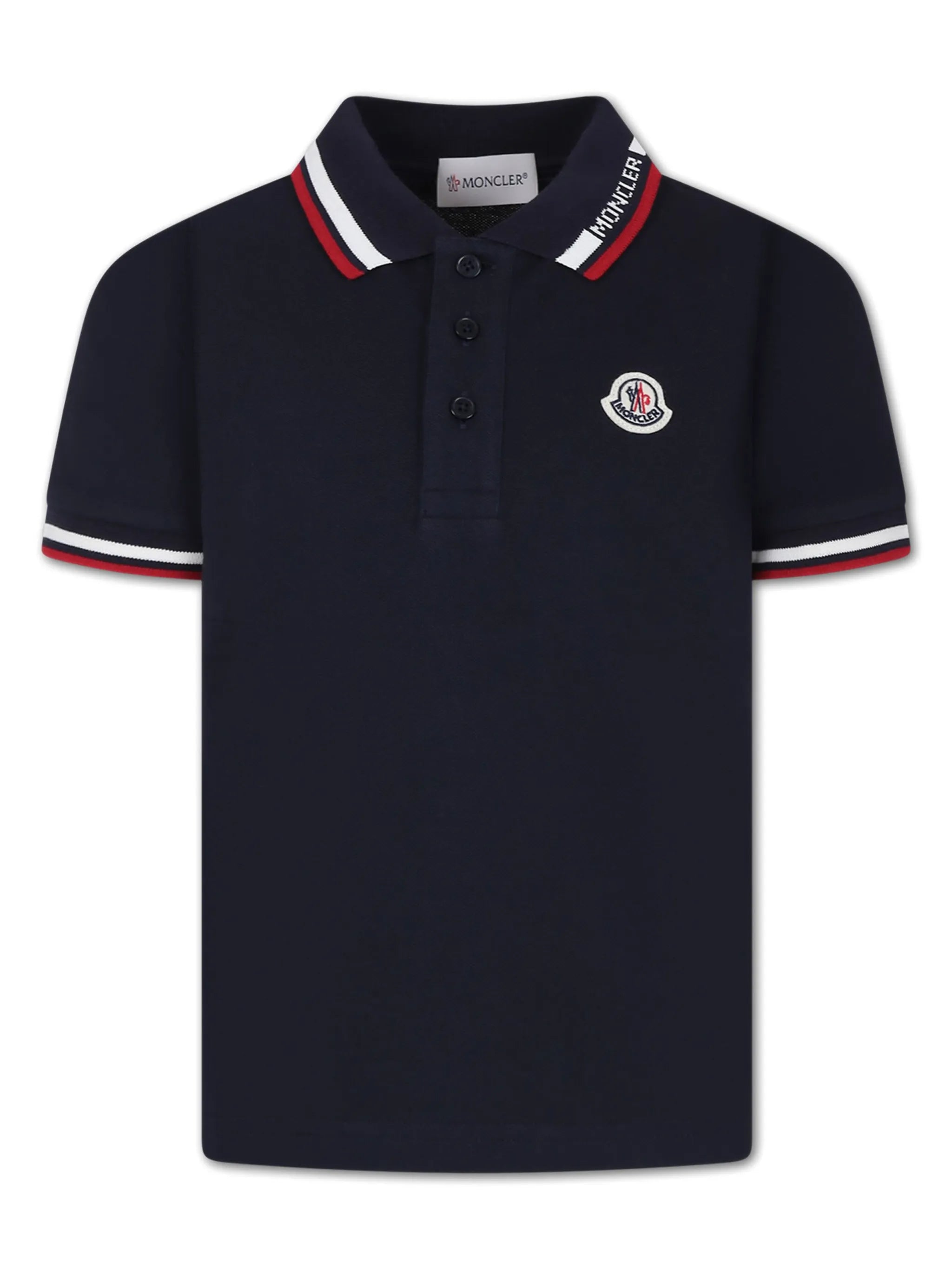 Moncler Moncler Logo-appliqué Polo Shirt