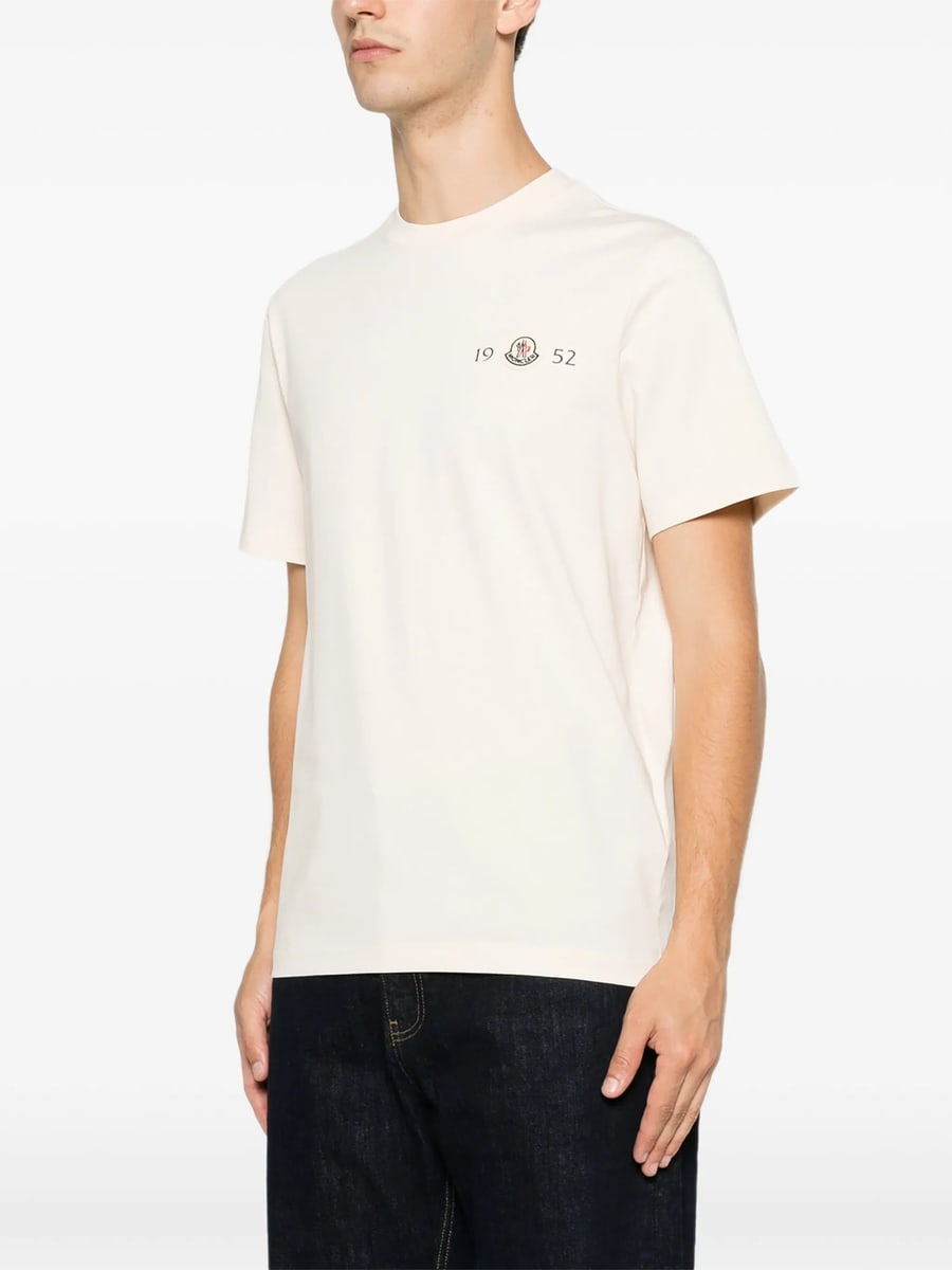 Moncler Moncler Logo-patch T-shirt, view 4