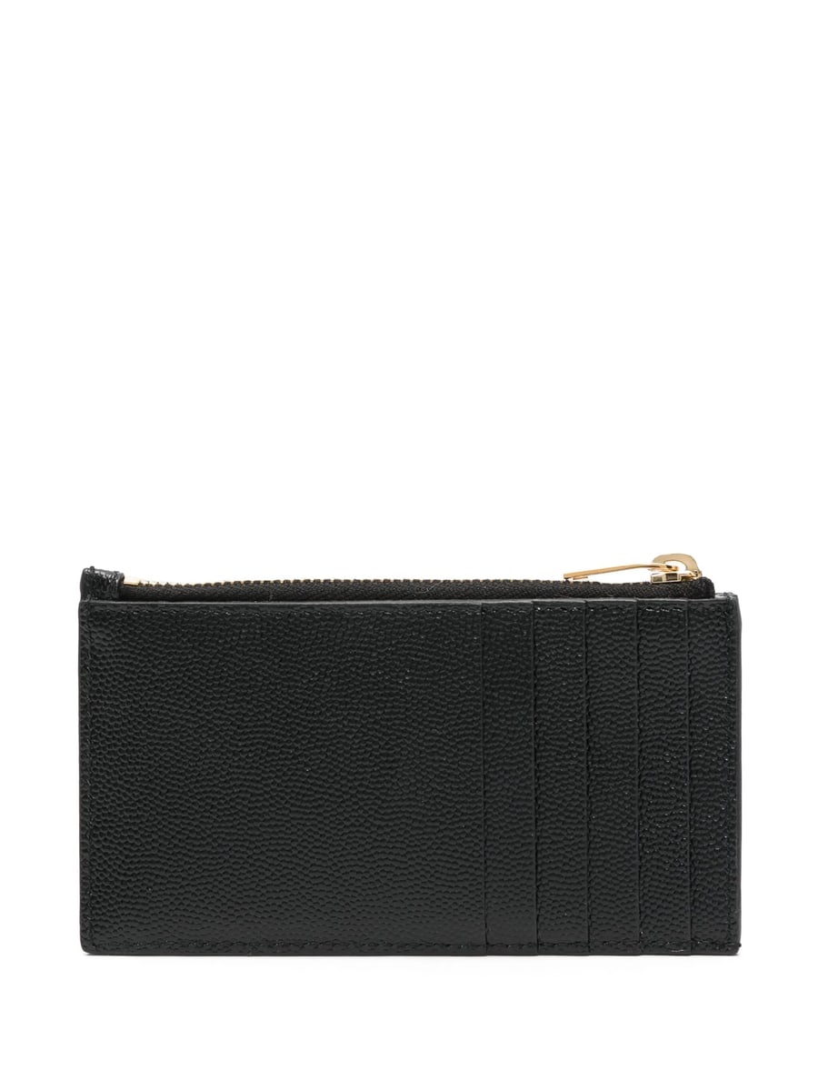 Saint Laurent Saint Laurent Cassandre Leather Cardholder