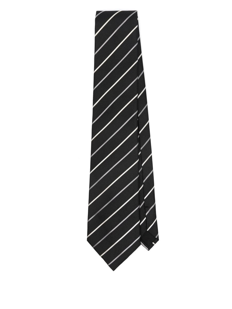 Saint Laurent Saint Laurent Patterned-jacquard Tie