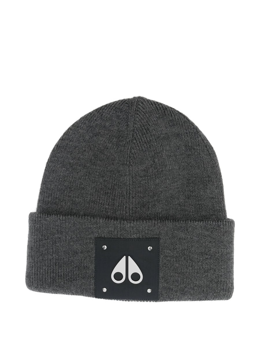 Moose Knuckles Moose Knuckles Logo-plaque Wool Beanie