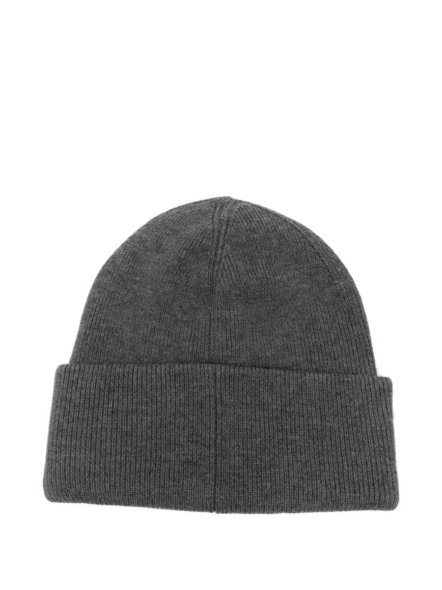 Moose Knuckles Moose Knuckles Logo-plaque Wool Beanie, view 3