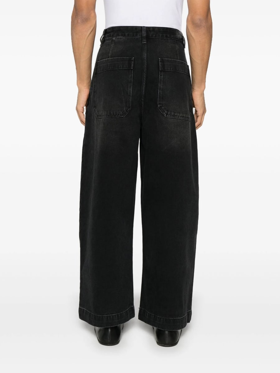 Studio Nicholson Studio Nicholson Puch Pleated Jeans, view 5