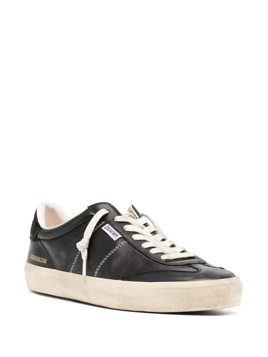Golden Goose Golden Goose Soul Star Trainers In Black Bio-based Nappa, view 4