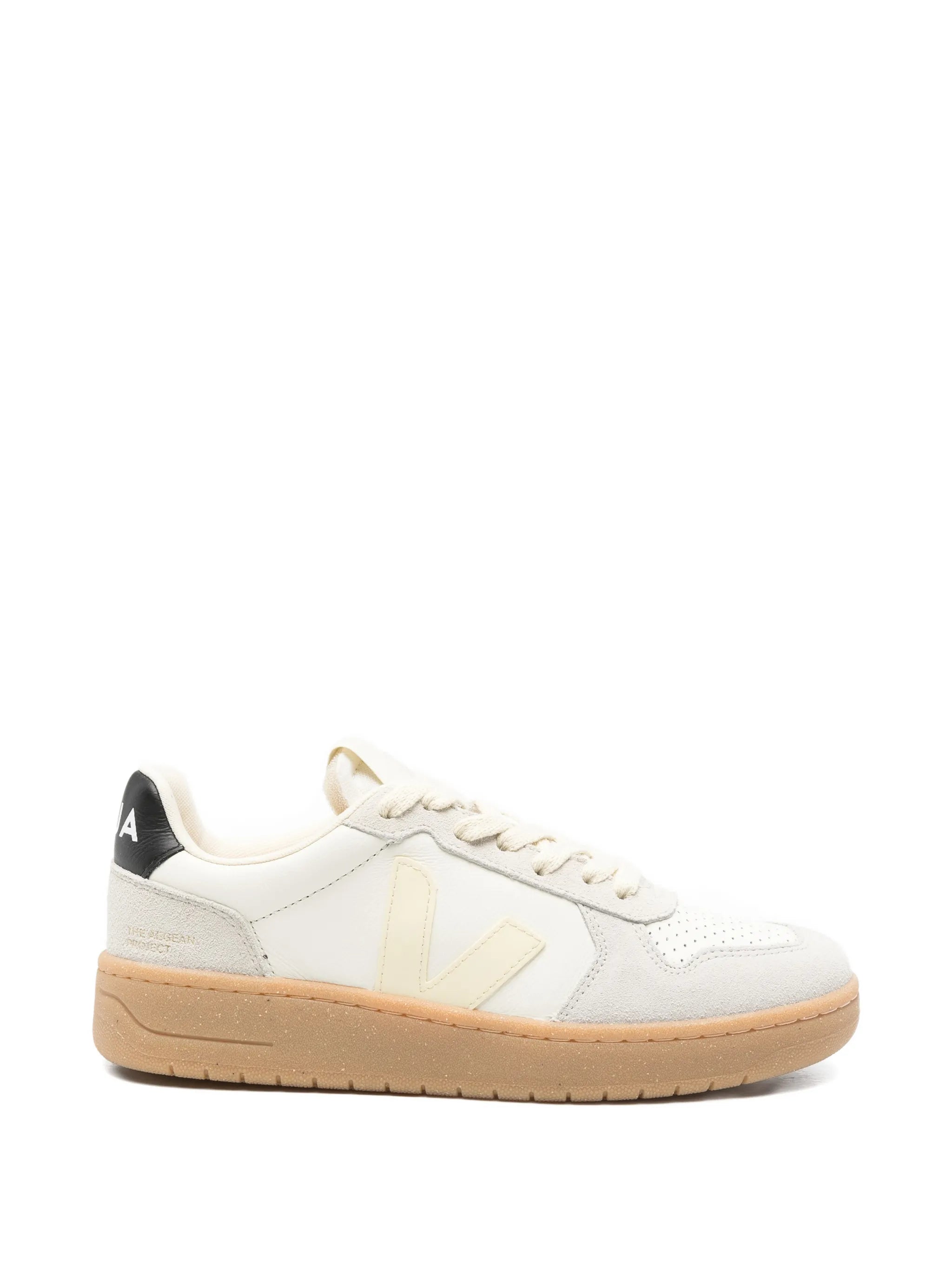 Veja Veja V-82 Suede Panelled Sneakers