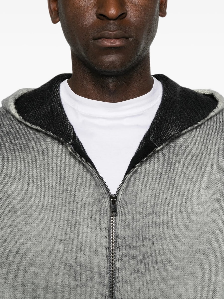 Avant Toi Avant Toi Zip-up Sweater, view 2
