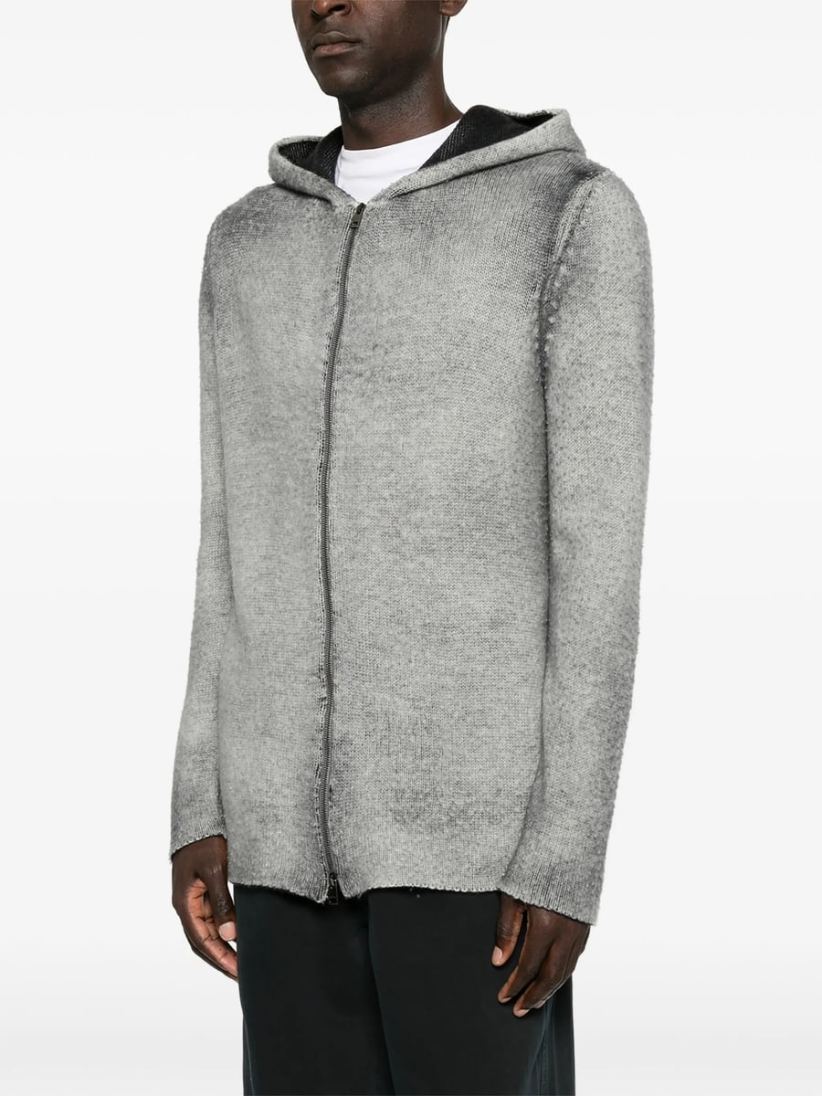 Avant Toi Avant Toi Zip-up Sweater, view 4