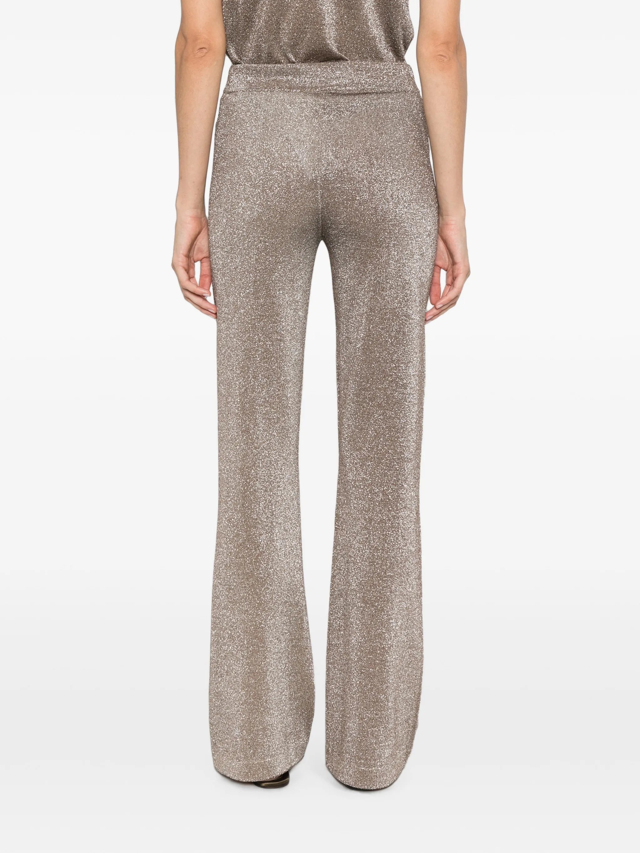Missoni Missoni Lamé Fabric Flare Trousers, view 2