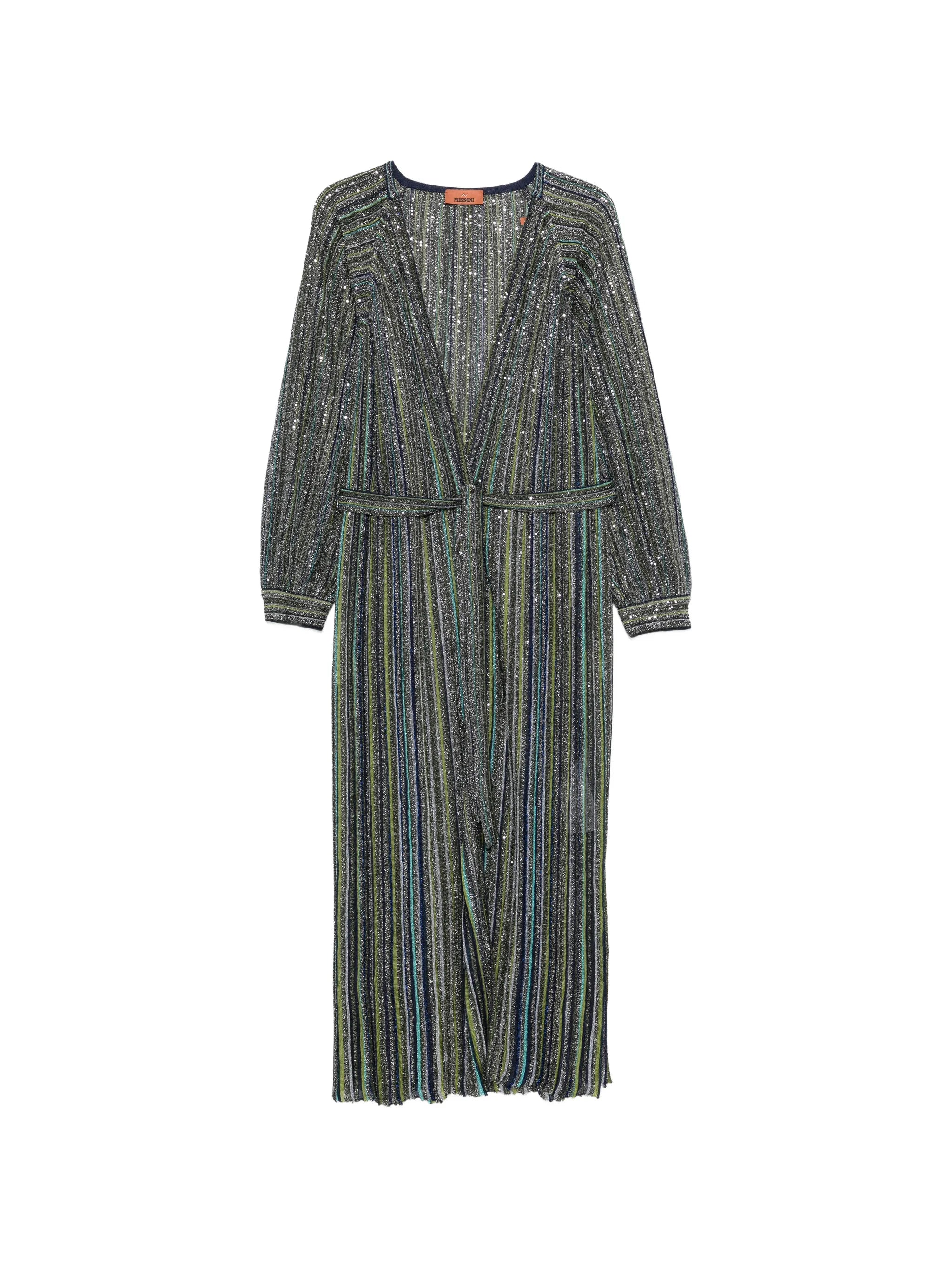 Missoni Missoni Sequin-embellished Striped Cardigan