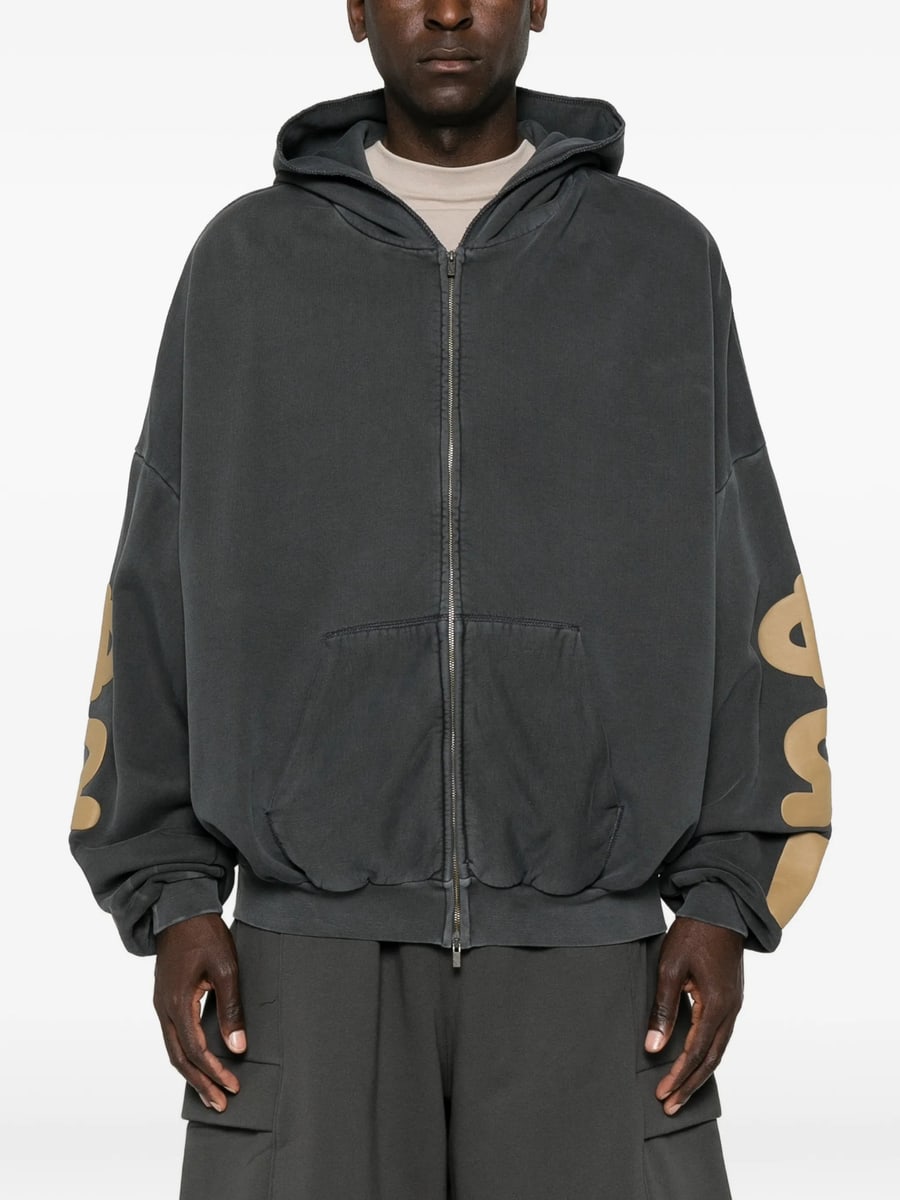 Fear of God Essentials Fear Of God Essentials Logo-print Zip-up Hoodie, view 4