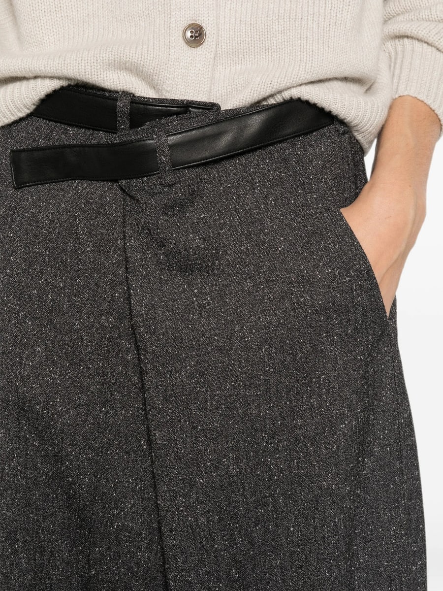 Darkpark Darkpark Belted Tailored Trousers, view 3