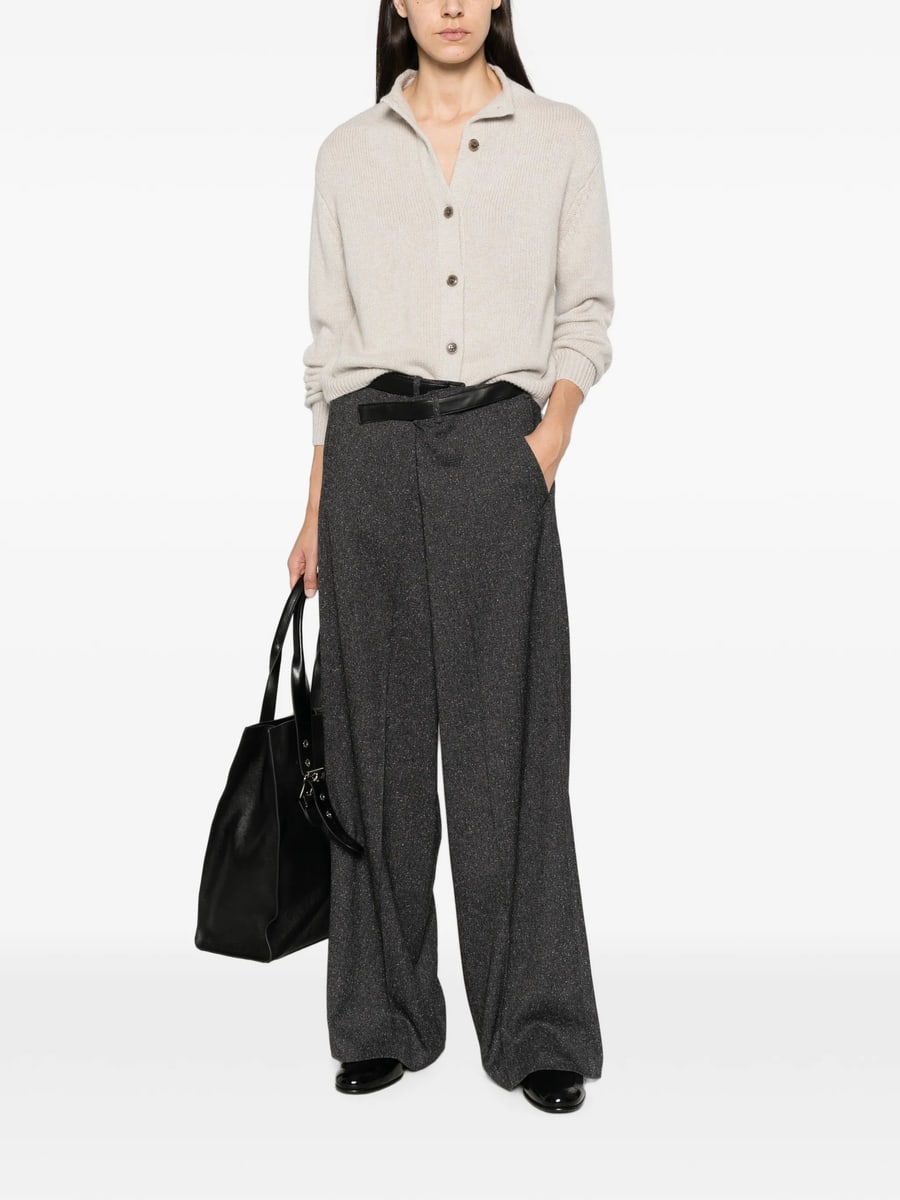Darkpark Darkpark Belted Tailored Trousers, view 4