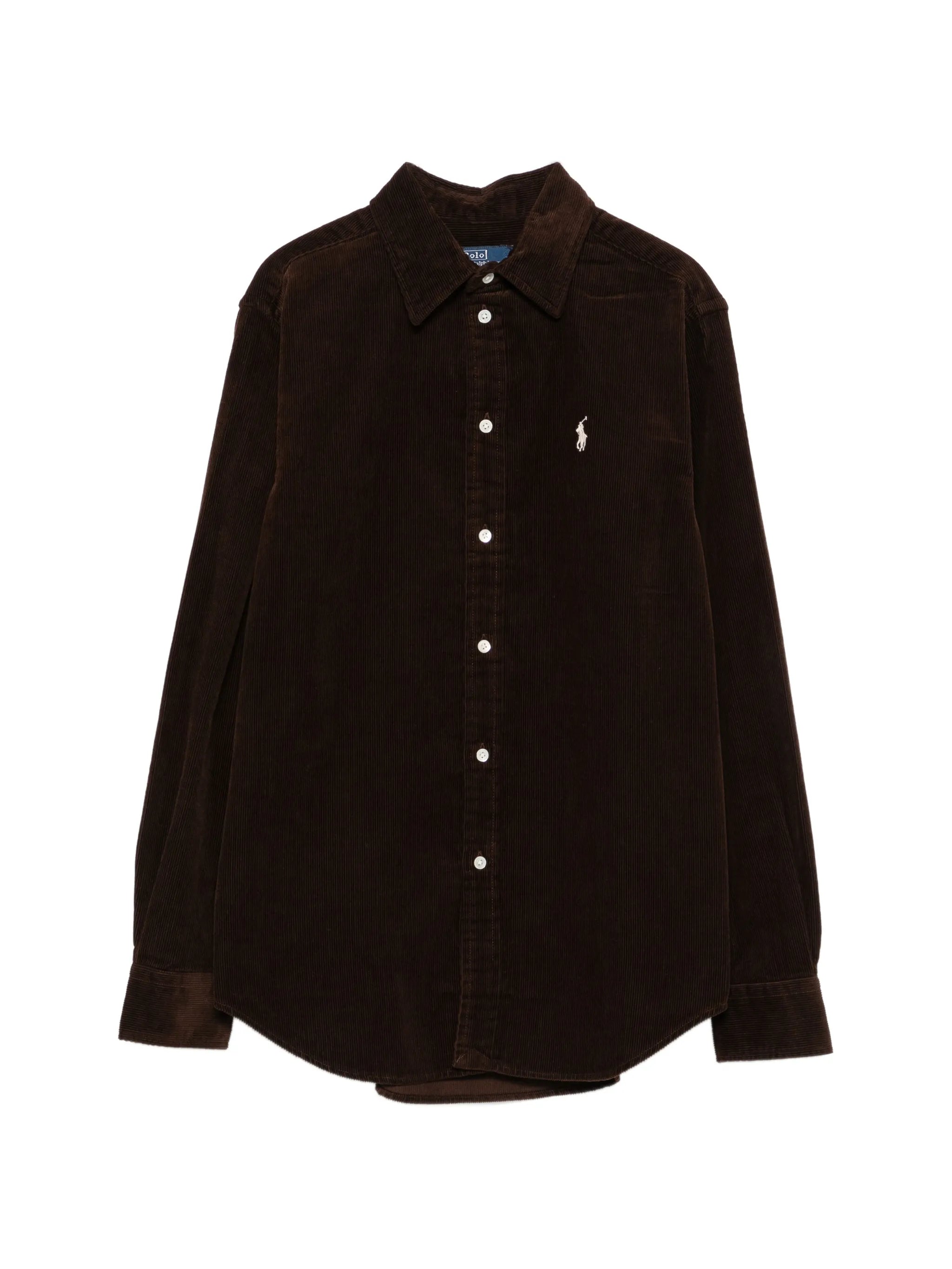 Ralph Lauren Ralph Lauren Corduroy Embroidered-logo Shirt