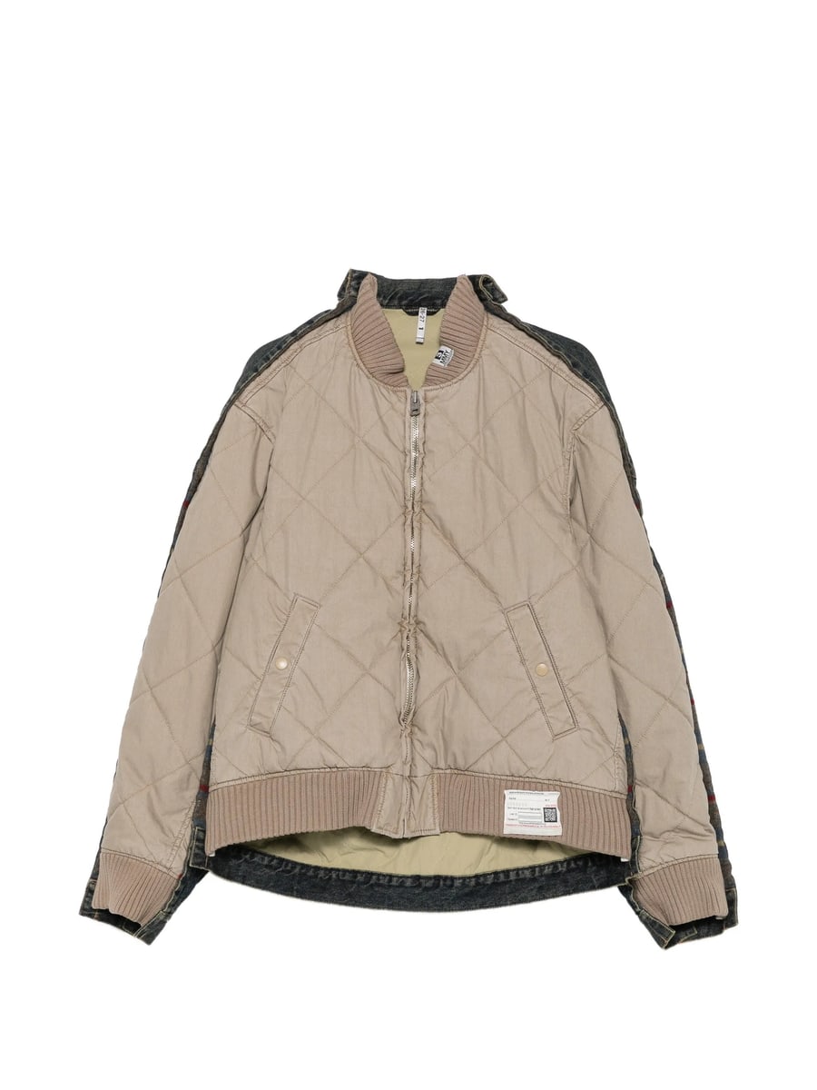 Maison Mihara Yasuhiro Maison Mihara Yasuhiro Quilted Layered-denim Jacket