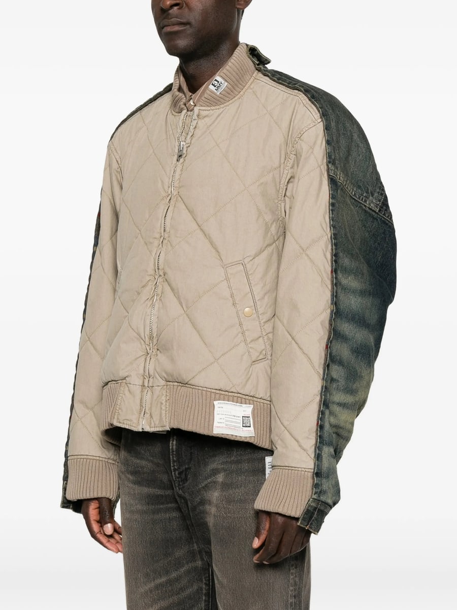 Maison Mihara Yasuhiro Maison Mihara Yasuhiro Quilted Layered-denim Jacket, view 2