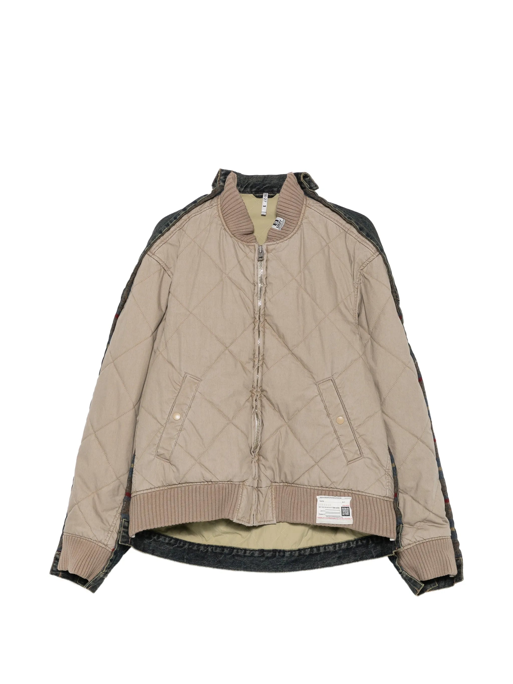 Maison Mihara Yasuhiro Maison Mihara Yasuhiro Quilted Layered-denim Jacket
